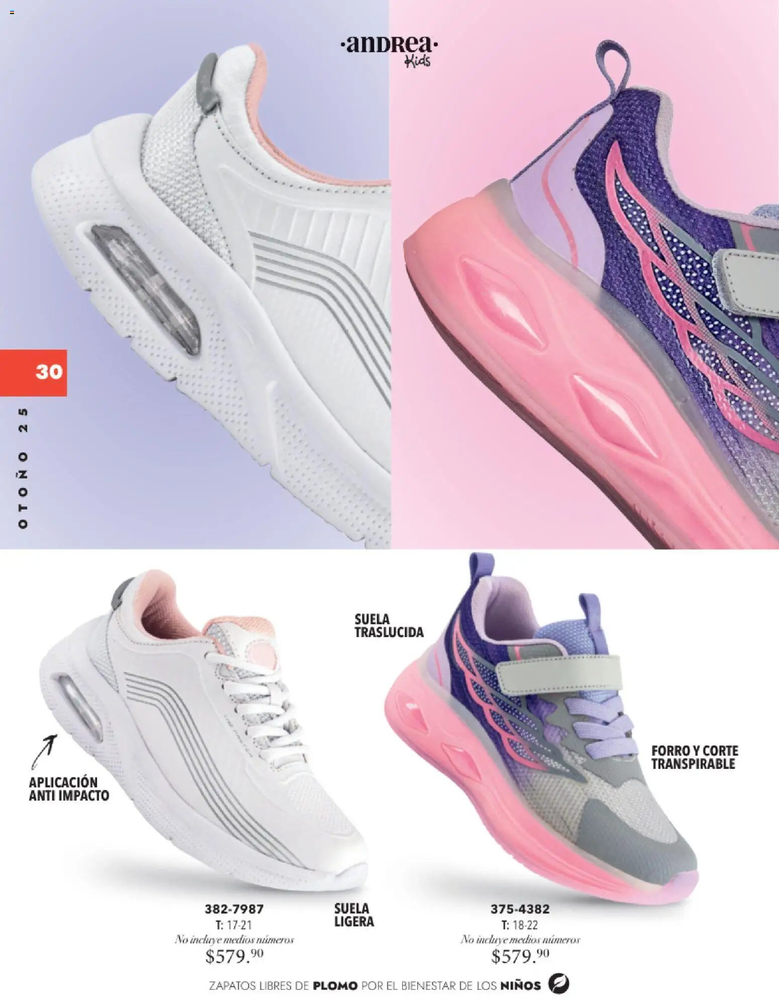 Nuevas ofertas de Andrea válidas en toda la República Mexicana desde el 26.11.2025. ¡Encuentra las mejores ofertas en Andrea catálogo Infantil Kids! | Página: 29 | Productos: Zapatos