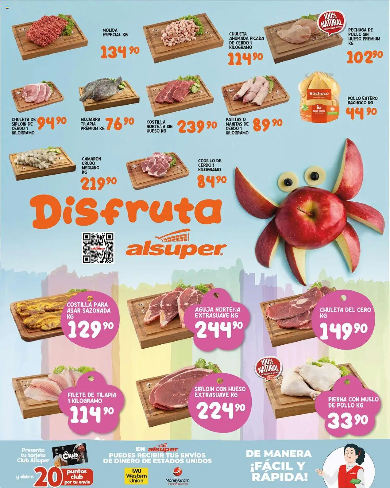 Nuevas ofertas de Alsuper válidas en toda la República Mexicana desde el 15.08.2025. ¡Encuentra las mejores ofertas en Alsuper - Folleto - Zacatecas! | Página: 8 | Productos: Pollo, Cerdo