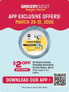 Preview of Grocery Outlet weekly ads valid from 25.03.2026 | Page: 9 | Products: Safe, Microwave