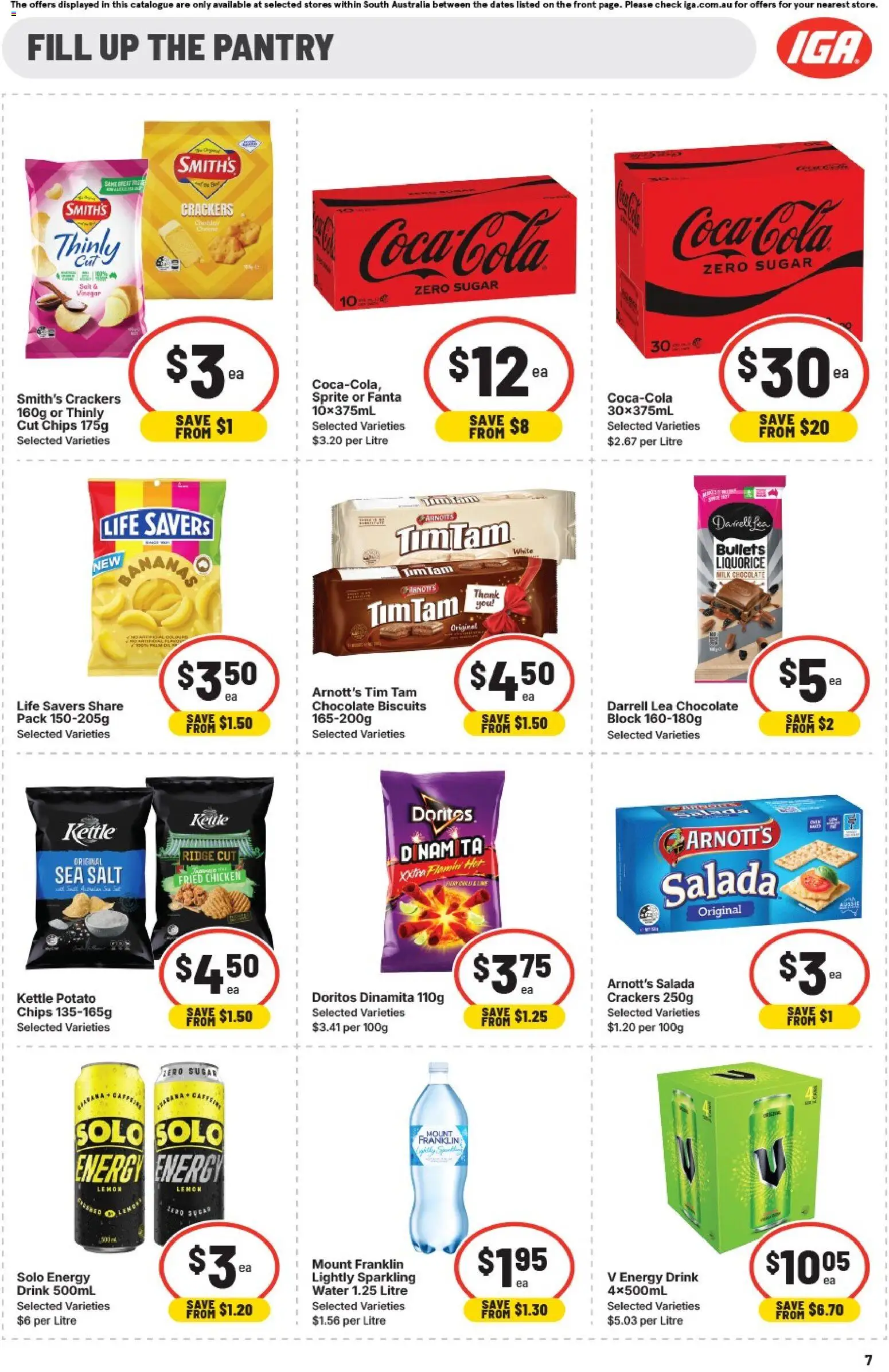 IGA catalogue - valid from 31.12.2025 | Page: 7 | Products: Chicken, Fish, Beef, Pasta