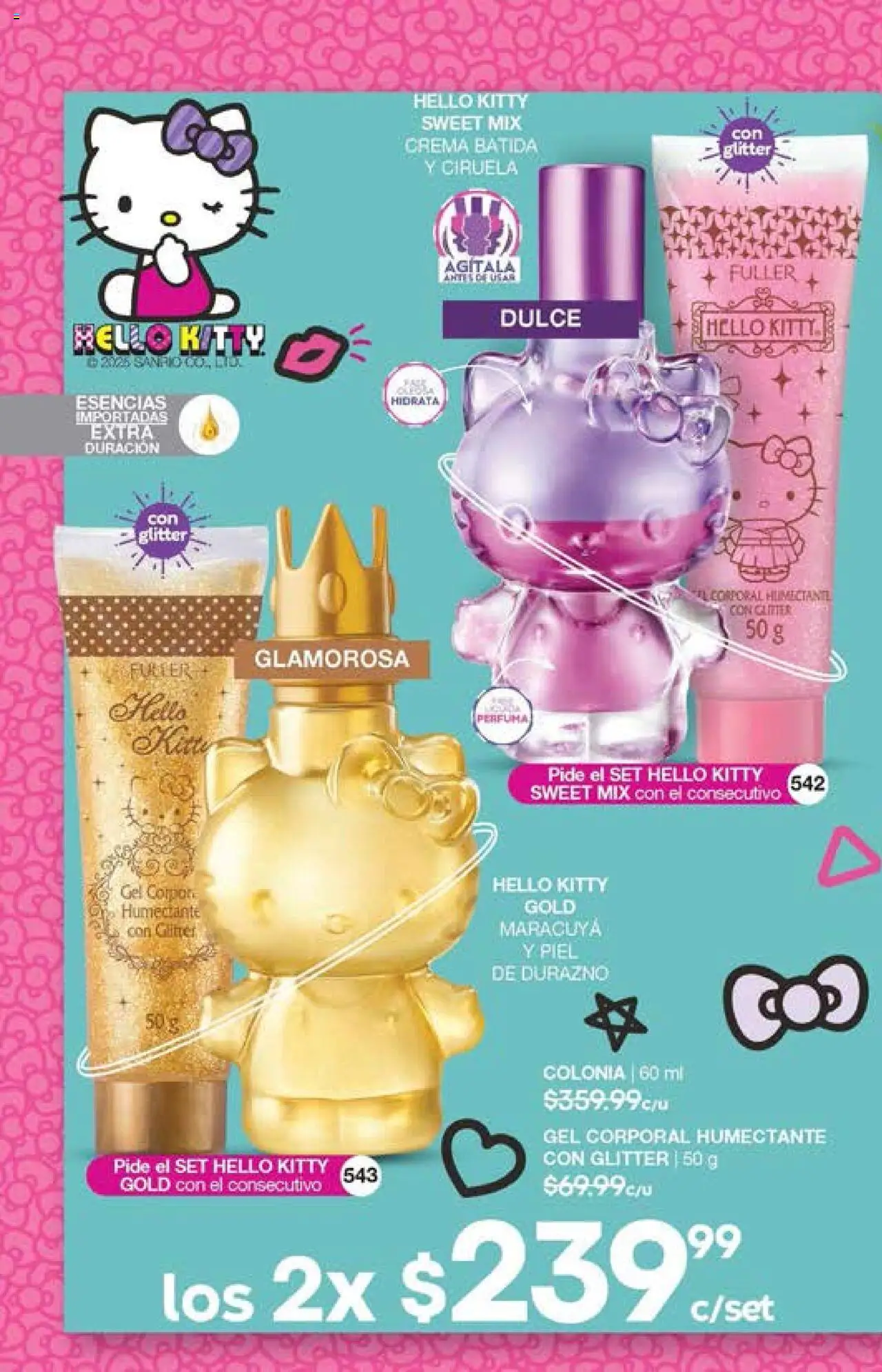 Nuevas ofertas de Fuller válidas en toda la República Mexicana desde el 15.10.2025. ¡Encuentra las mejores ofertas en Fuller - Campaña 14 2025! | Página: 182 | Productos: Durazno, Gel corporal, Glitter, Esencias