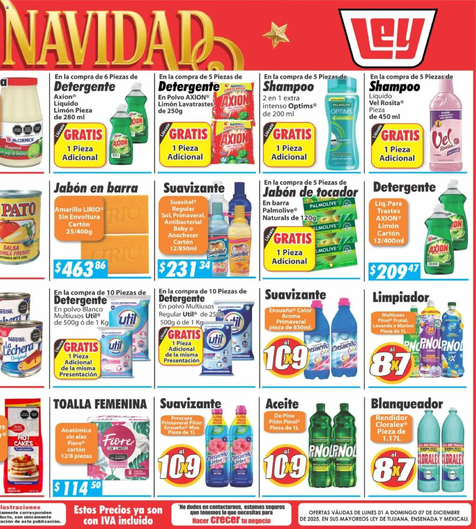 Nuevas ofertas de Casa Ley válidas en toda la República Mexicana desde el 01.12.2025. ¡Encuentra las mejores ofertas en Casa Ley folleto Frontera! | Página: 6