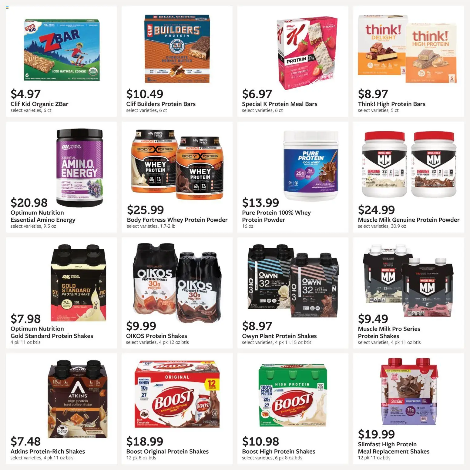 Fareway Monthly Ad - valid from 02.03.2026 | Page: 32 | Products: Protein Powder, Butter, Coffee, Chocolate