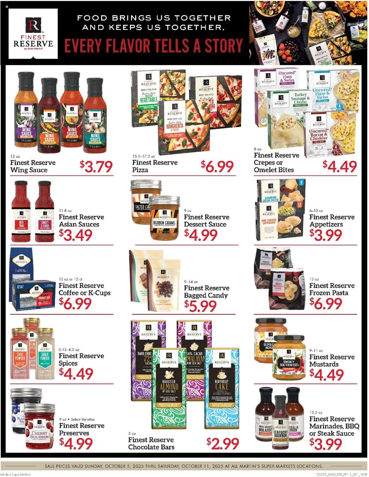 Martin’s Weekly Ad - valid from 05.10.2025 | Page: 12 | Products: Coffee, Pizza, Sausage, Onion