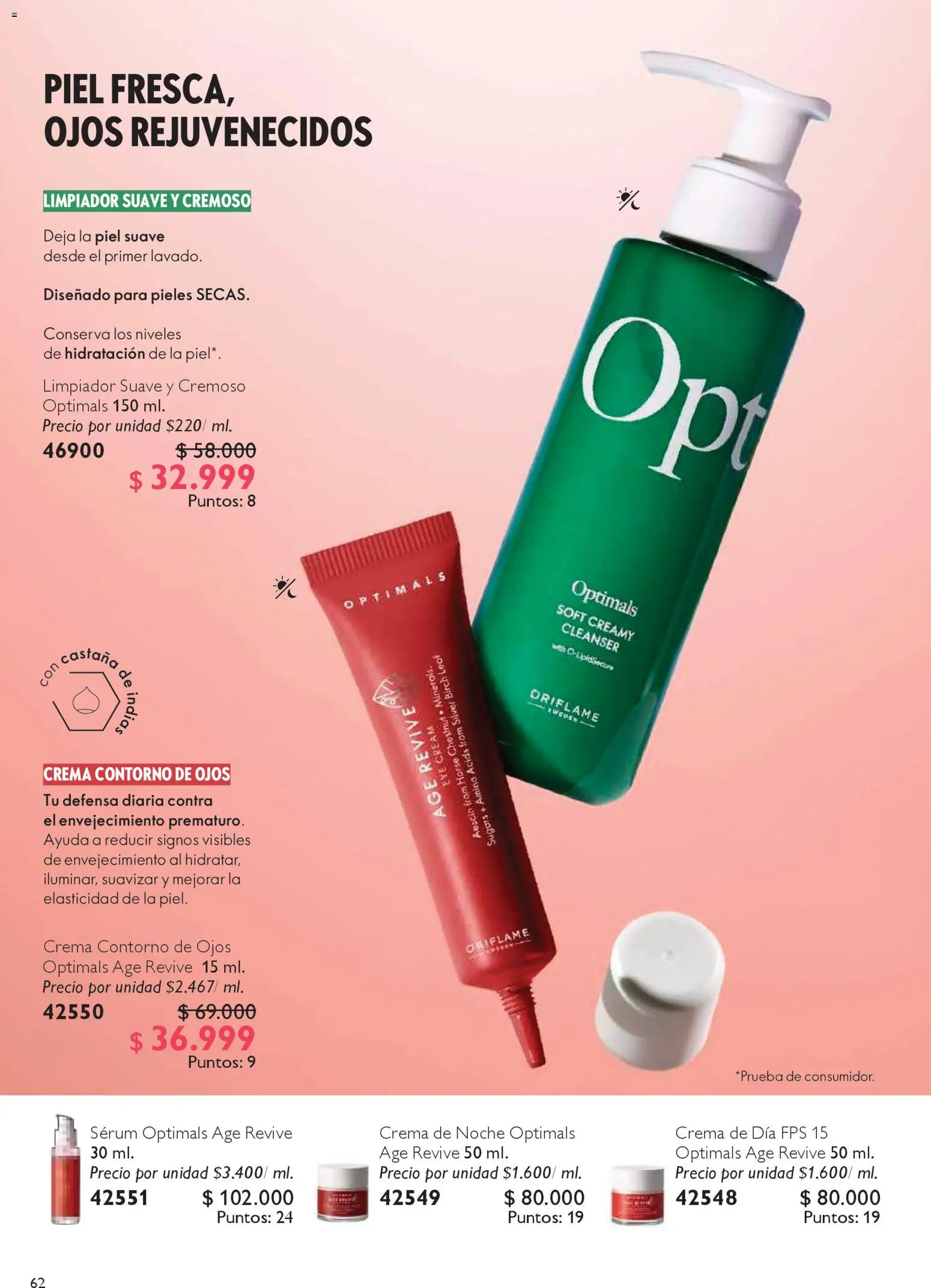 Oriflame revista - valida desde el 15.11.2025 | Página: 62 | Productos: Crema, Serum, Contorno, Contorno de ojos