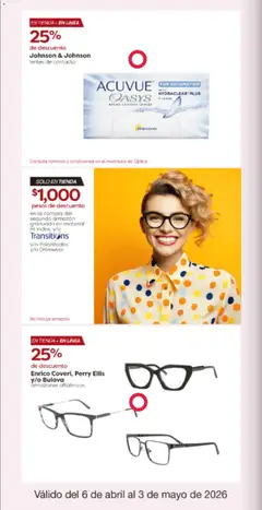 Vista previa de Costco catálogo, nuevo folleto de la tienda, válido en México a partir del 06.04.2026 | Página: 38 | Productos: Lentes