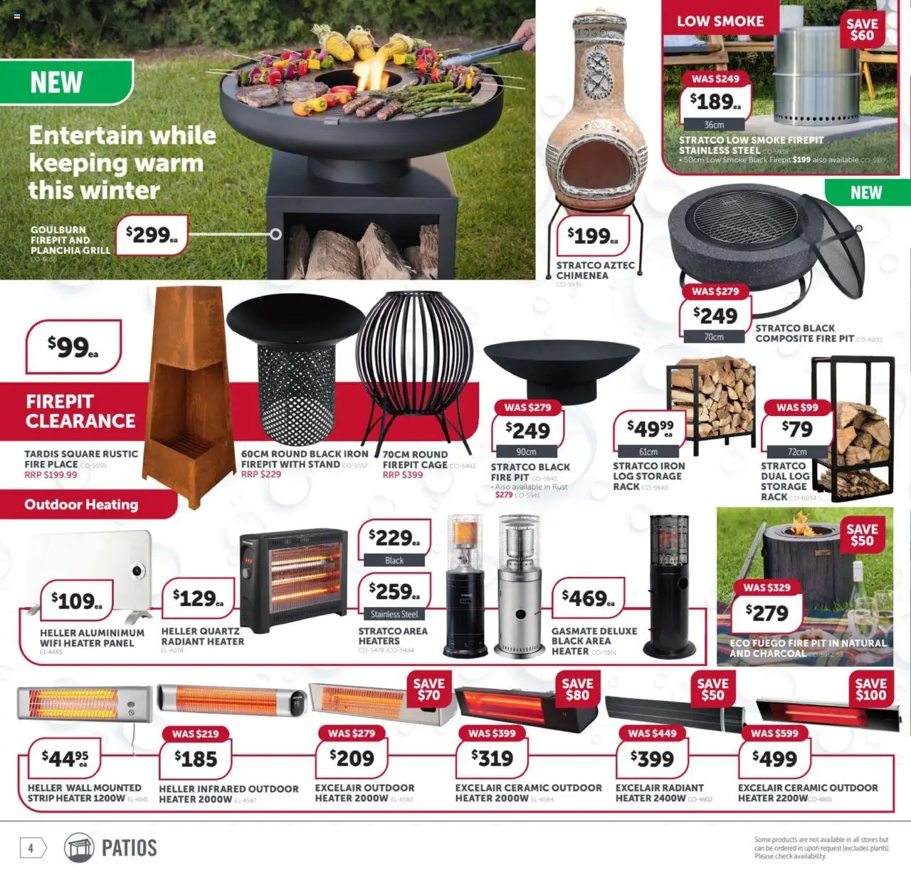 Stratco catalogue - valid from 27.06.2025 | Page: 4 | Products: Heater, Strip, Grill, Iron