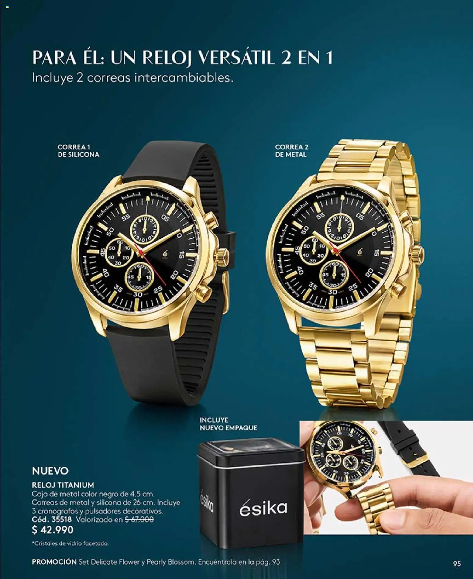 Catálogo Ésika Campaña 5 │ válido desde el 01.03.2026 | Página: 95 | Productos: Caja, Reloj