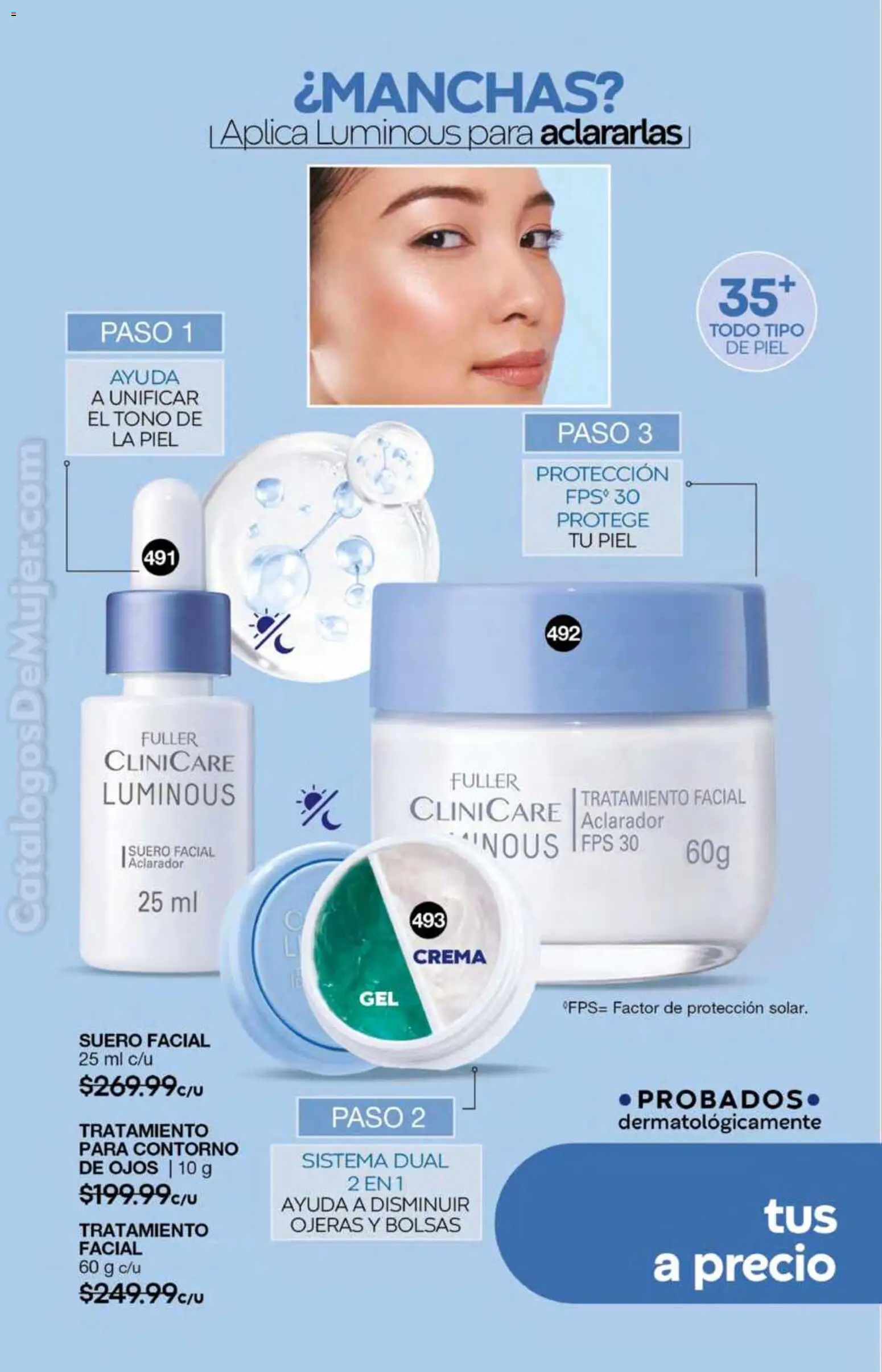 Nuevas ofertas de Fuller válidas en toda la República Mexicana desde el 26.11.2025. ¡Encuentra las mejores ofertas en Fuller campaña 17 2025! | Página: 152 | Productos: Contorno de ojos, Crema, Contorno