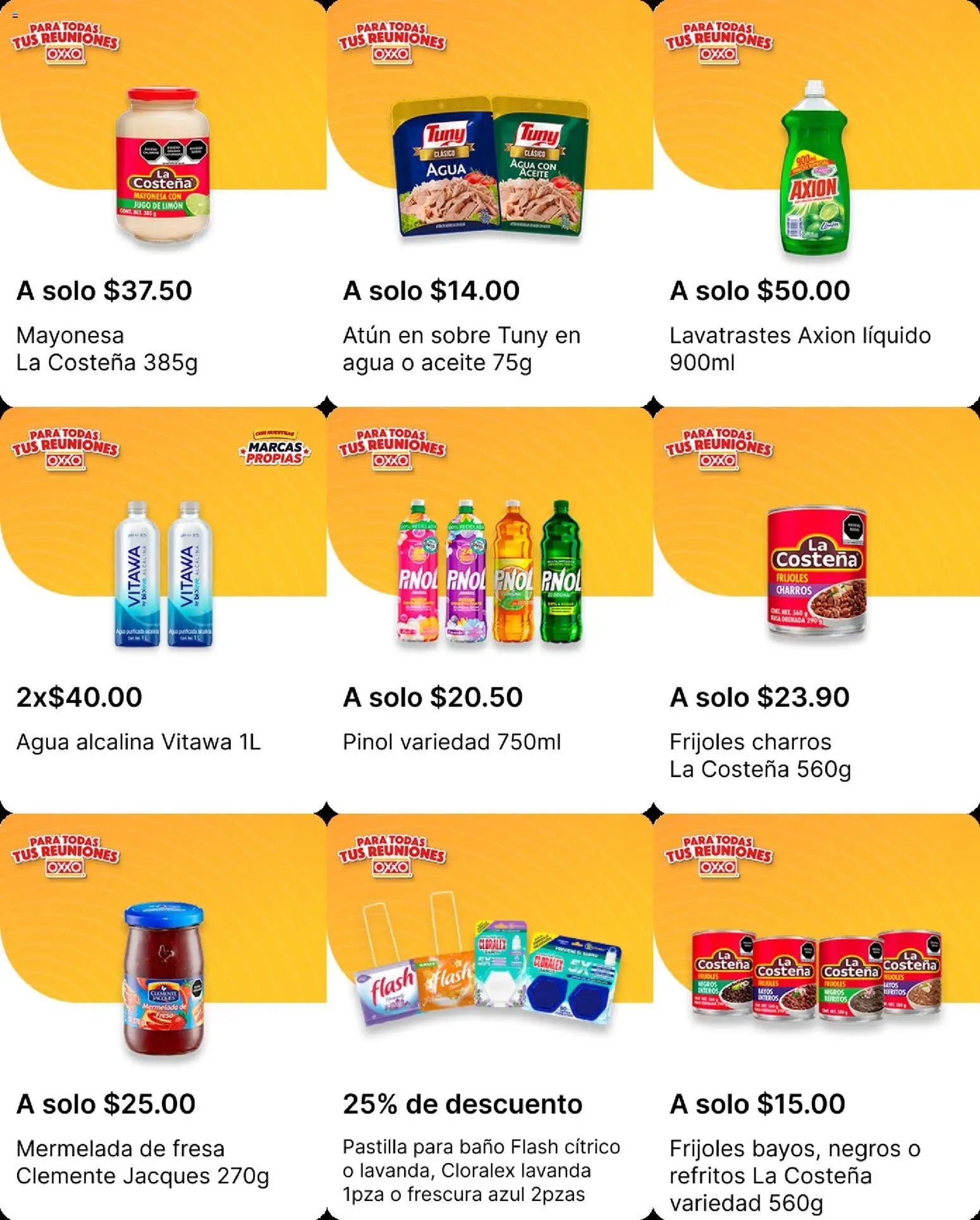 Nuevas ofertas de OXXO válidas en toda la República Mexicana desde el 16.10.2025. ¡Encuentra las mejores ofertas en OXXO folleto! | Página: 5 | Productos: Mayonesa, Atún, Baño, Sobre