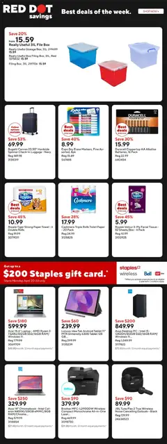 Preview of Staples weekly flyer / circulaire from shop Staples valid from 24.04.2026 | Page: 2