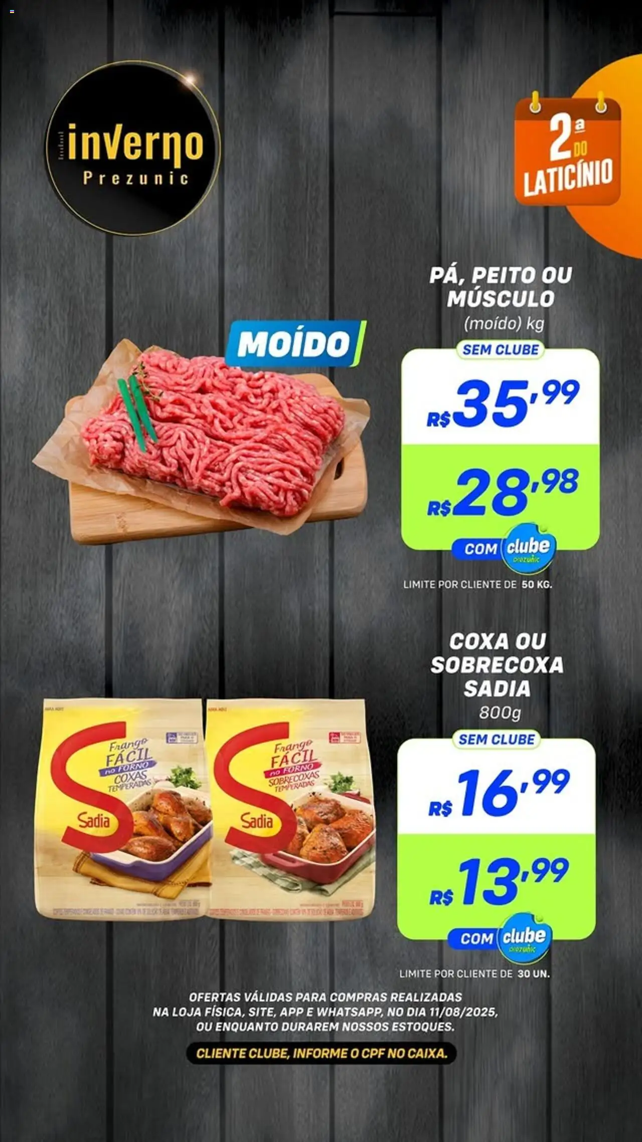 Prezunic Folheto - válido de 11.08.2025 | Página: 4 | Produtos: Forno, Frango