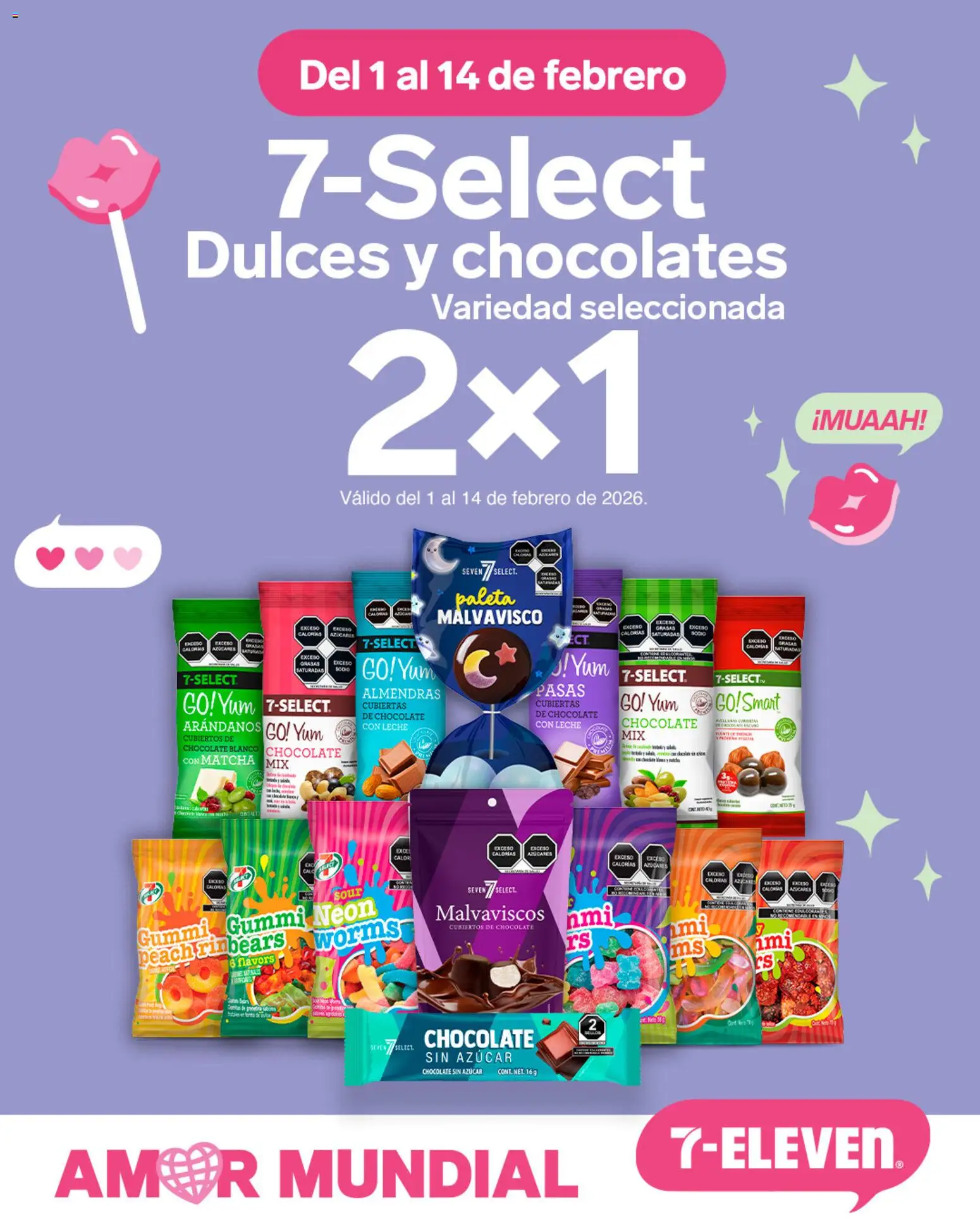 Nuevas ofertas de 7-Eleven válidas en toda la República Mexicana desde el 01.02.2026. ¡Encuentra las mejores ofertas en 7-Eleven folleto! | Página: 1