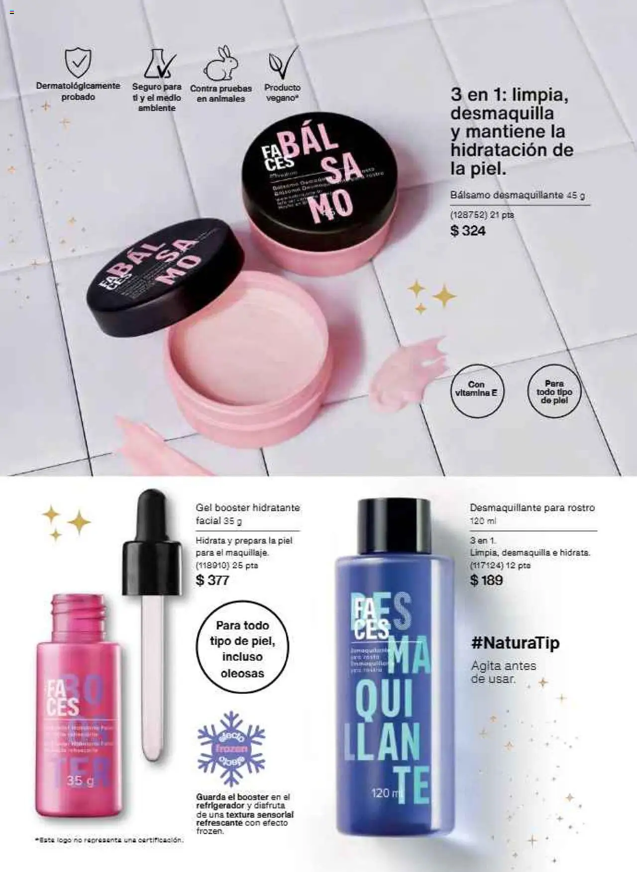 Nuevas ofertas de Natura válidas en toda la República Mexicana desde el 22.11.2025. ¡Encuentra las mejores ofertas en Natura campaña 17 2025! | Página: 119 | Productos: Refrigerador, Desmaquillante, Bálsamo