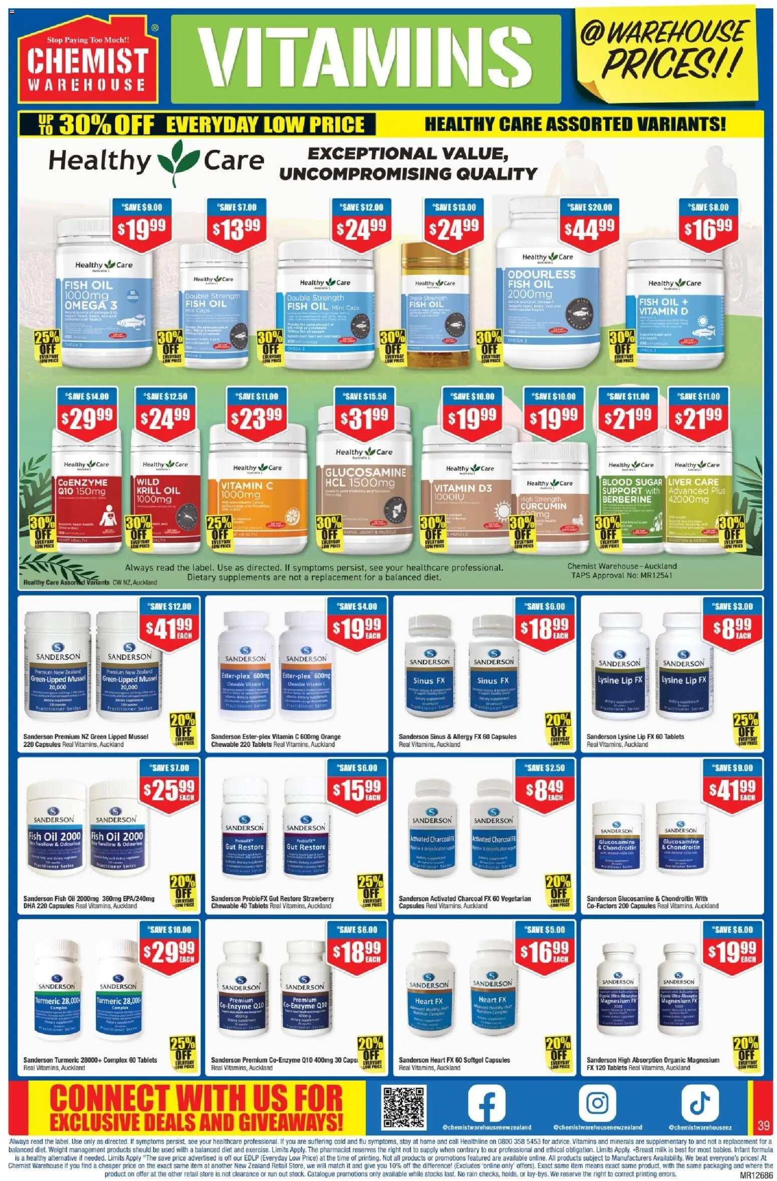 Chemist Warehouse catalogue from 08.01.2026 | Page: 39