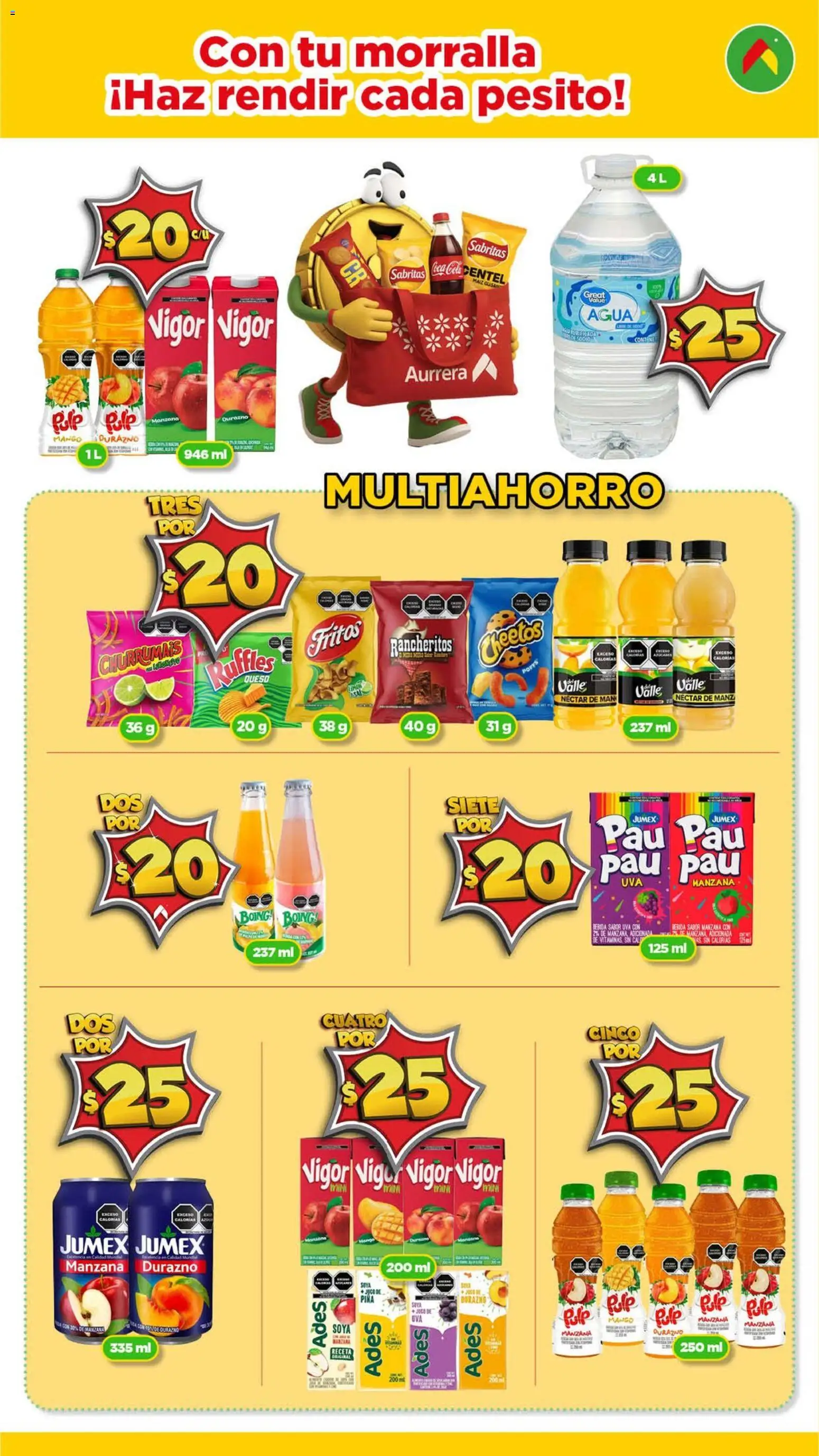 Nuevas ofertas de Bodega Aurrerá válidas en toda la República Mexicana desde el 01.01.2026. ¡Encuentra las mejores ofertas en Bodega Aurrerá folleto! | Página: 8 | Productos: Maíz, Manzana, Mango, Uva