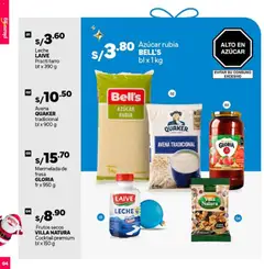 Vista previa de folleto Plaza Vea - Díptico Arma tu canasta de la Plaza Vea válido desde 01.12.2025 | Página: 4 | Productos: Leche, Avena, Mermelada