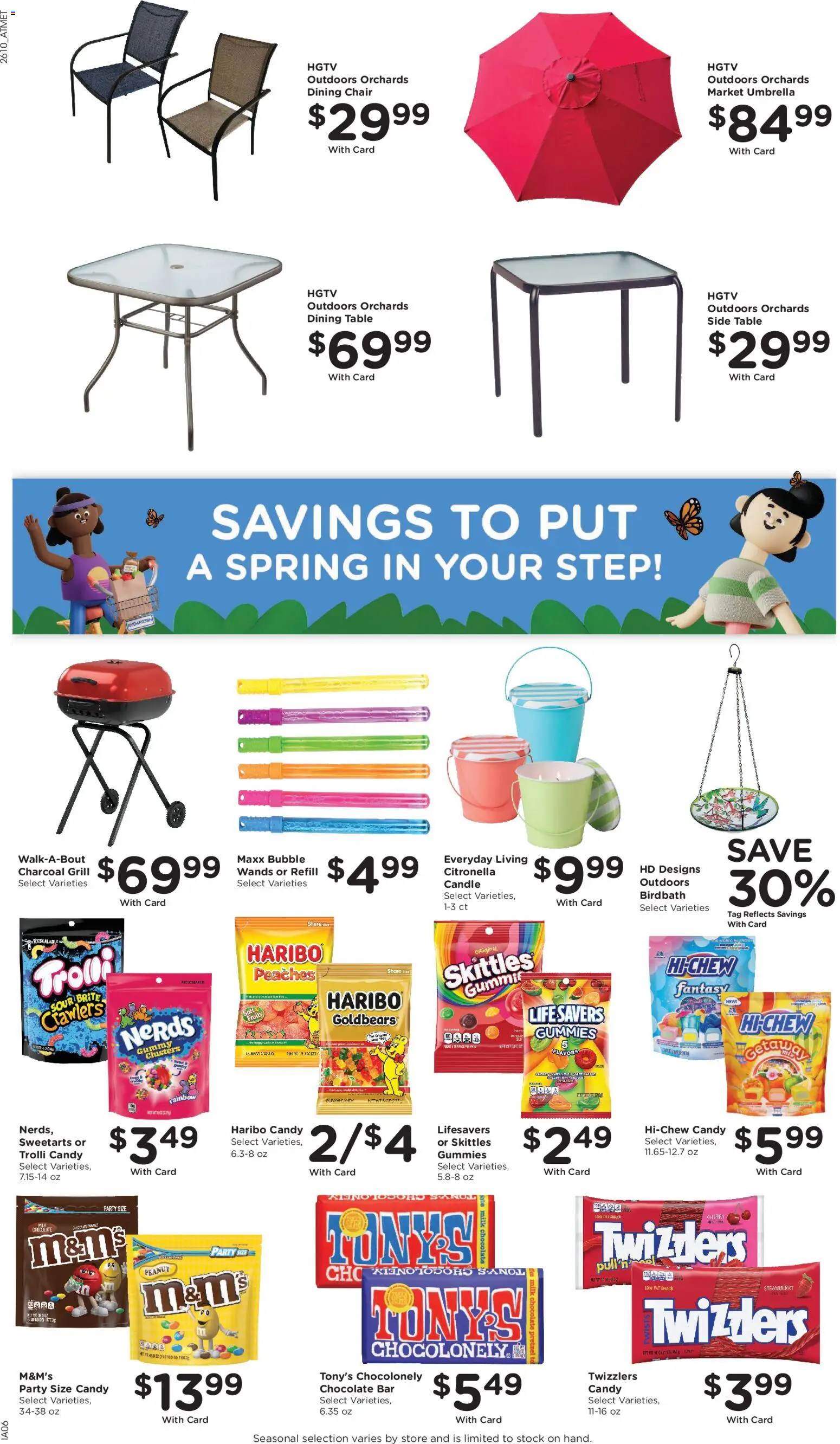 Kroger Weekly Ad - valid from 08.04.2026 | Page: 11 | Products: Peaches, Table, Chair, Grill