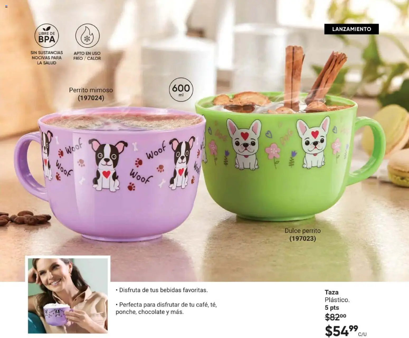 Nuevas ofertas de AVON válidas en toda la República Mexicana desde el 28.11.2025. ¡Encuentra las mejores ofertas en AVON Casa & Estilo 18 2025! | Página: 49 | Productos: Taza, Chocolate