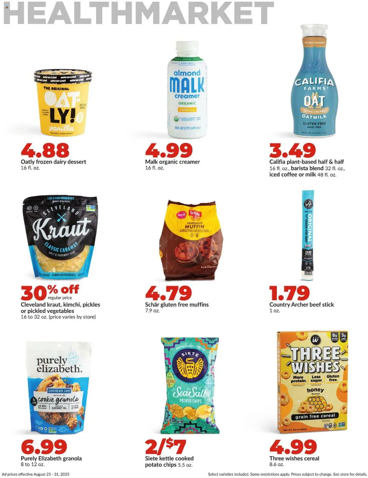 HyVee Weekly Ad - valid from 25.08.2025 | Page: 31 | Products: Coconut Oil, Oil, Chocolate, Cream