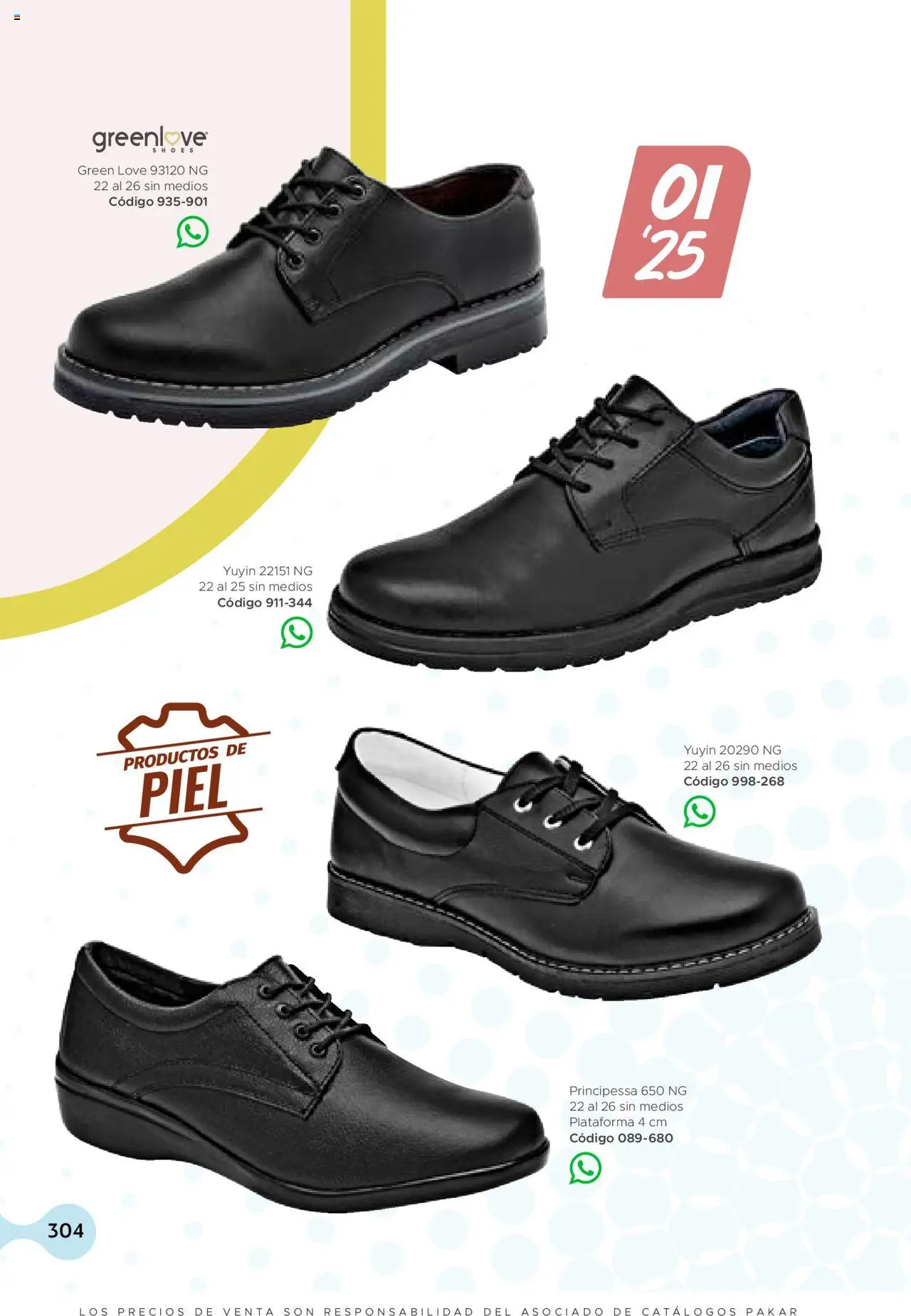 Nuevas ofertas de SC Pakar válidas en toda la República Mexicana desde el 24.07.2025. ¡Encuentra las mejores ofertas en SC Pakar - Catálogo Casual otoño / invierno! | Página: 304