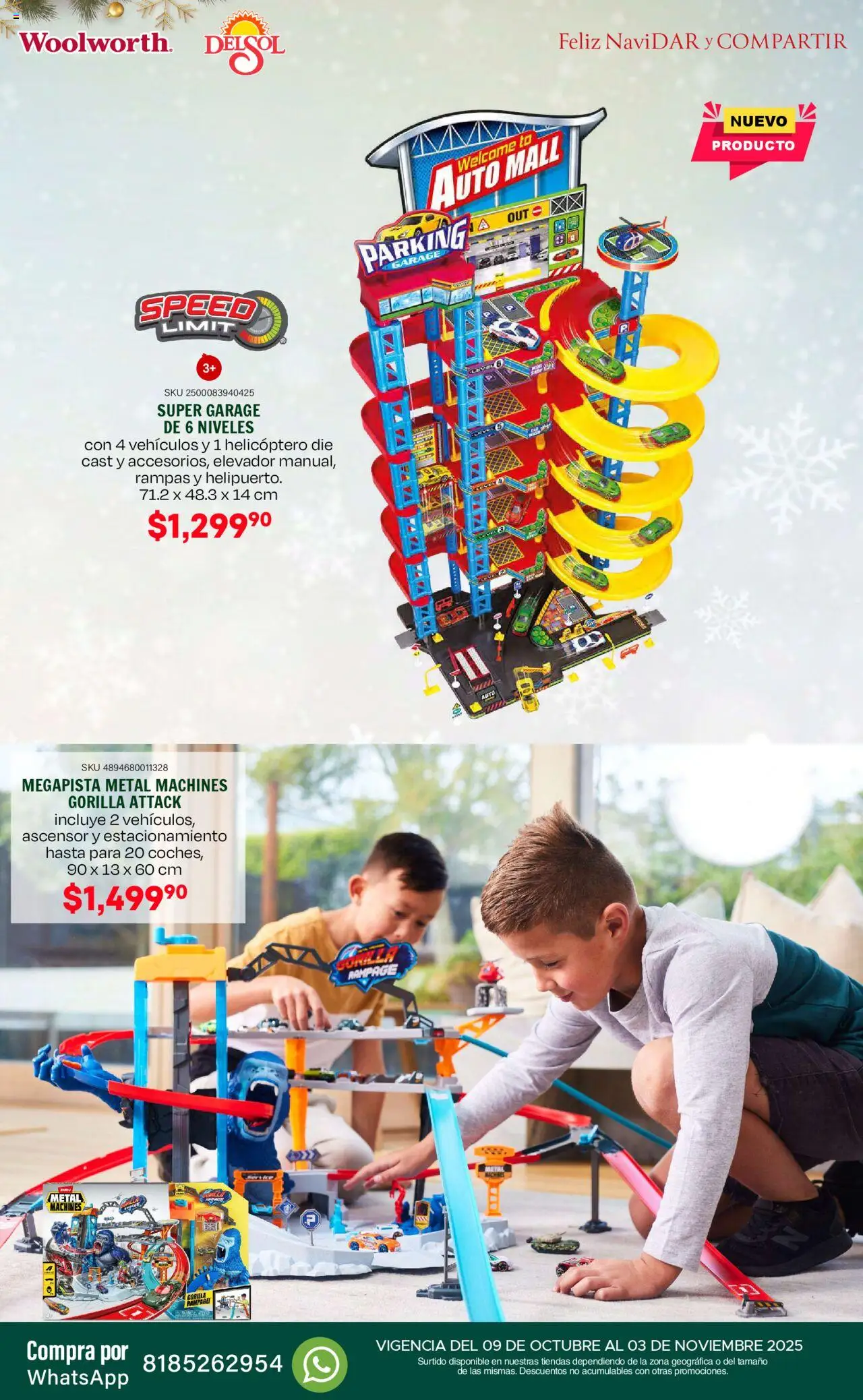 Nuevas ofertas de Del Sol y Woolworth válidas en toda la República Mexicana desde el 09.10.2025. ¡Encuentra las mejores ofertas en Del Sol y Woolworth - Catálogo Feliz NaviDar y Compartir ! | Página: 32