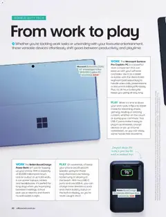 Preview of Officeworks Magazine - valid from 01.01.2026 | Page: 52 | Products: Couch, Socket, Phone, Tablets