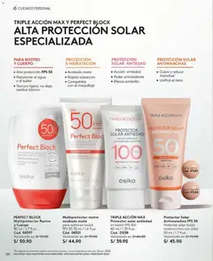 Vista previa de folleto Ésika - Campaña 4 de la Ésika válido desde 31.01.2026 | Página: 132 | Productos: Protector solar, Maquillaje