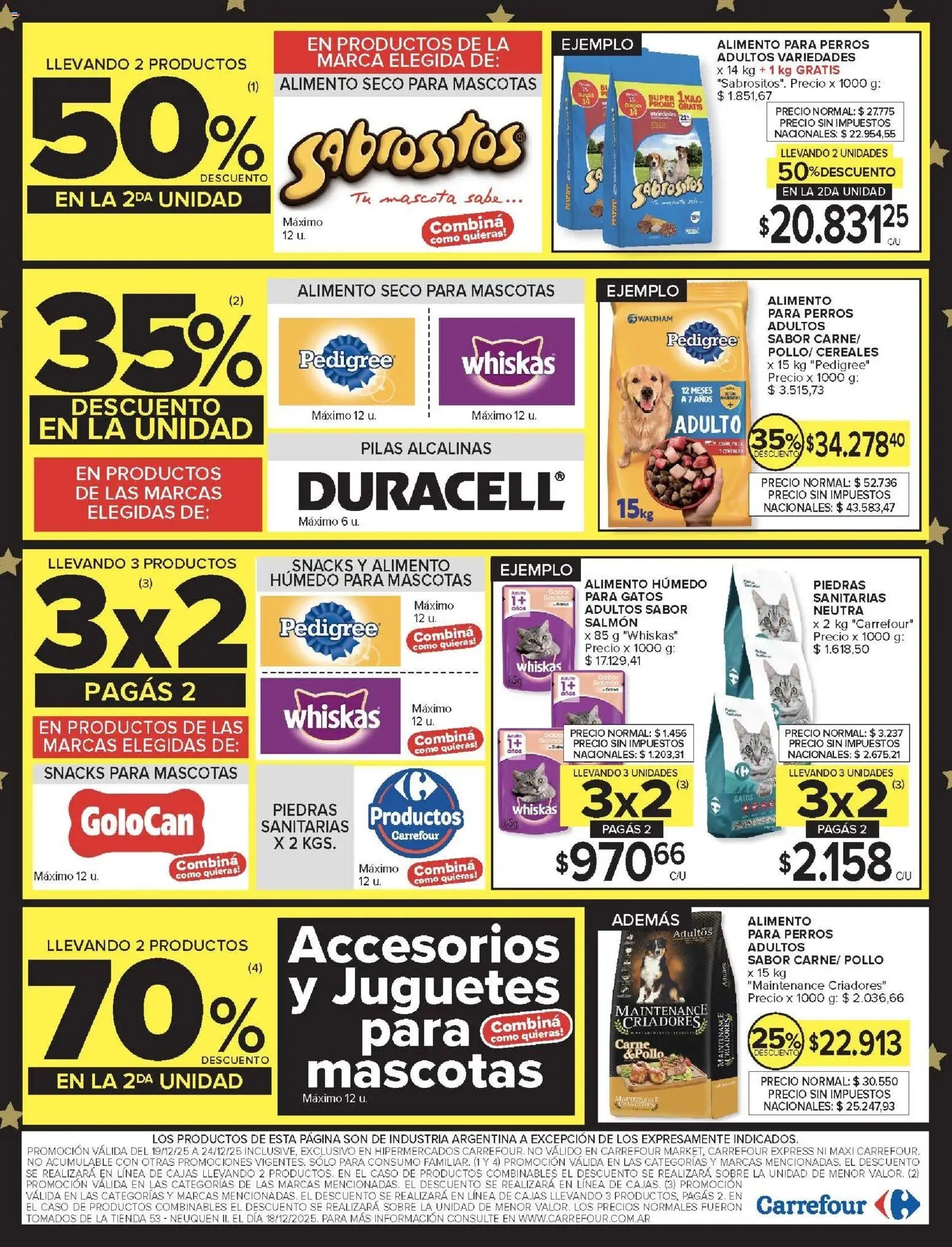 Carrefour ofertas │ válido desde el 19.12.2025 | Página: 26 | Productos: Caso, Sobre, Pilas, Pollo