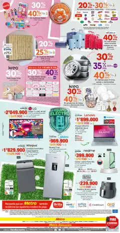 Metro catálogo -  Vista previa de la revista de la tienda Metro valido desde el 17.04.2026 | Página: 8 | Productos: Freidora de aire, Banco, Sobre, Ropa