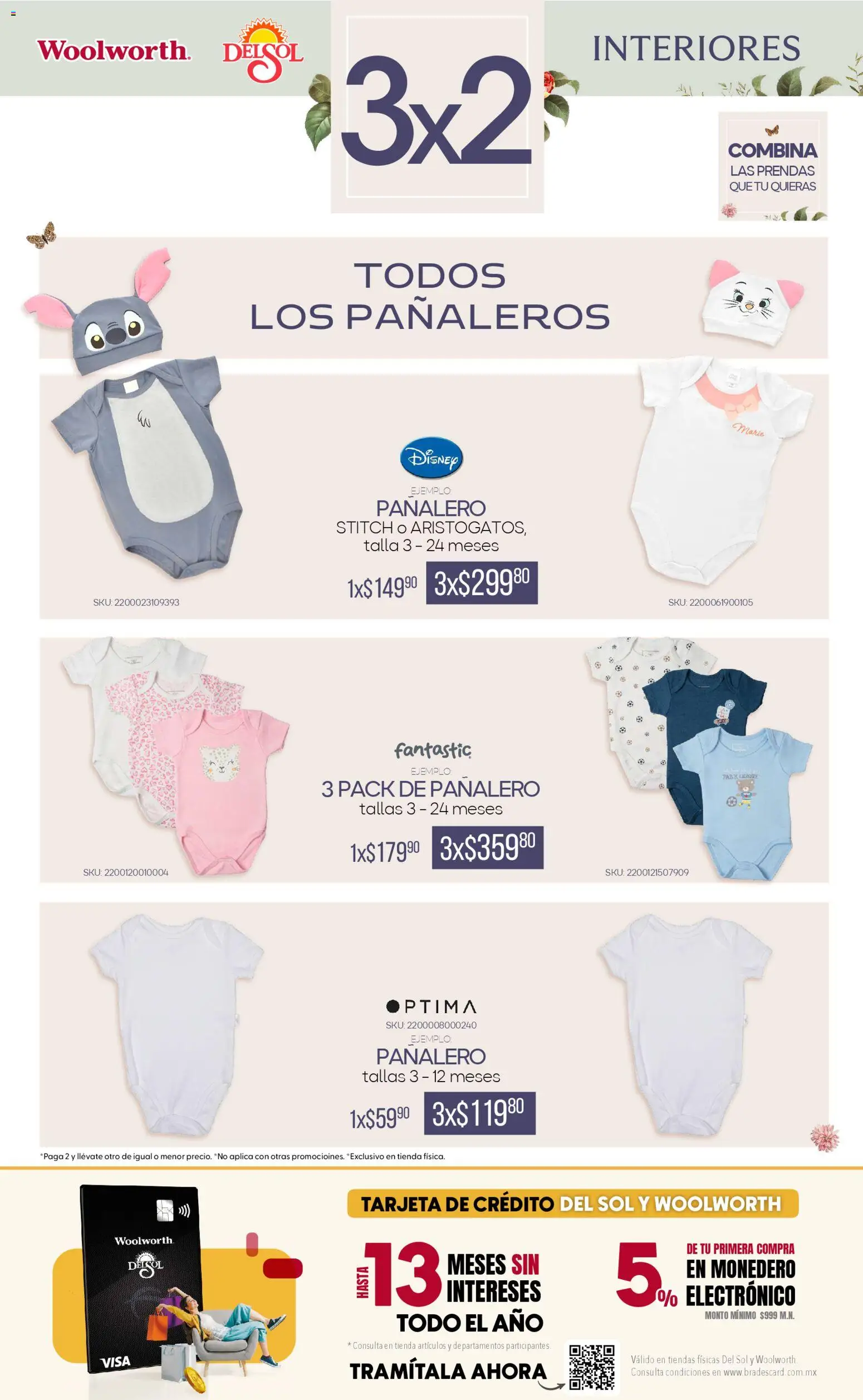 Nuevas ofertas de Del Sol y Woolworth válidas en toda la República Mexicana desde el 29.01.2026. ¡Encuentra las mejores ofertas en Del Sol y Woolworth catálogo Interiores! | Página: 7 | Productos: Monedero