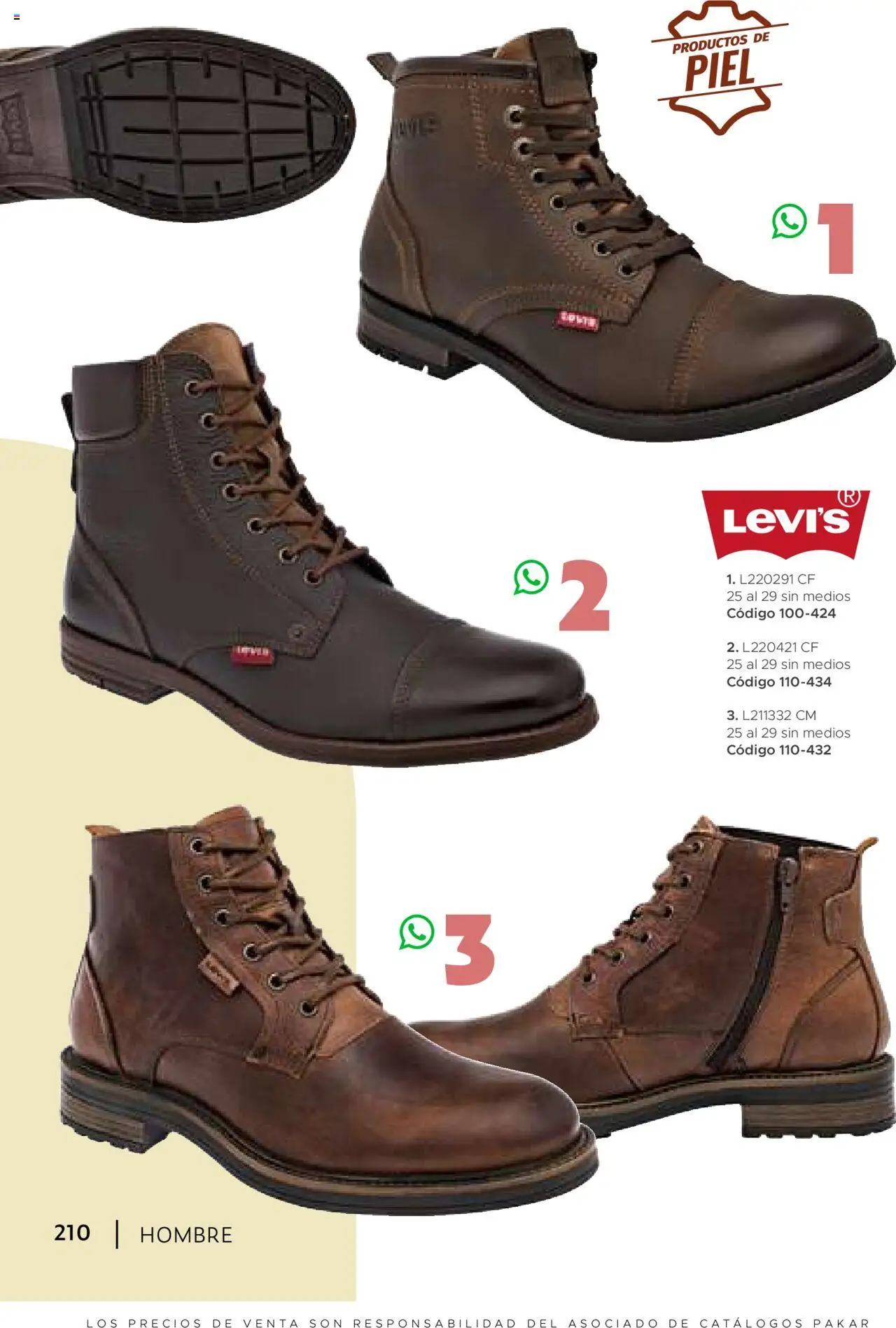 Nuevas ofertas de SC Pakar válidas en toda la República Mexicana desde el 24.07.2025. ¡Encuentra las mejores ofertas en SC Pakar - Catálogo Hombre otoño / invierno! | Página: 210