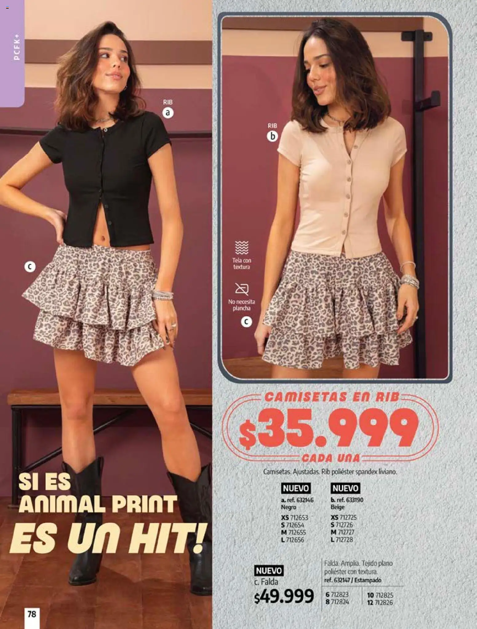 Pacifika revista - valida desde el 24.04.2026 | Página: 78 | Productos: Plancha, Falda