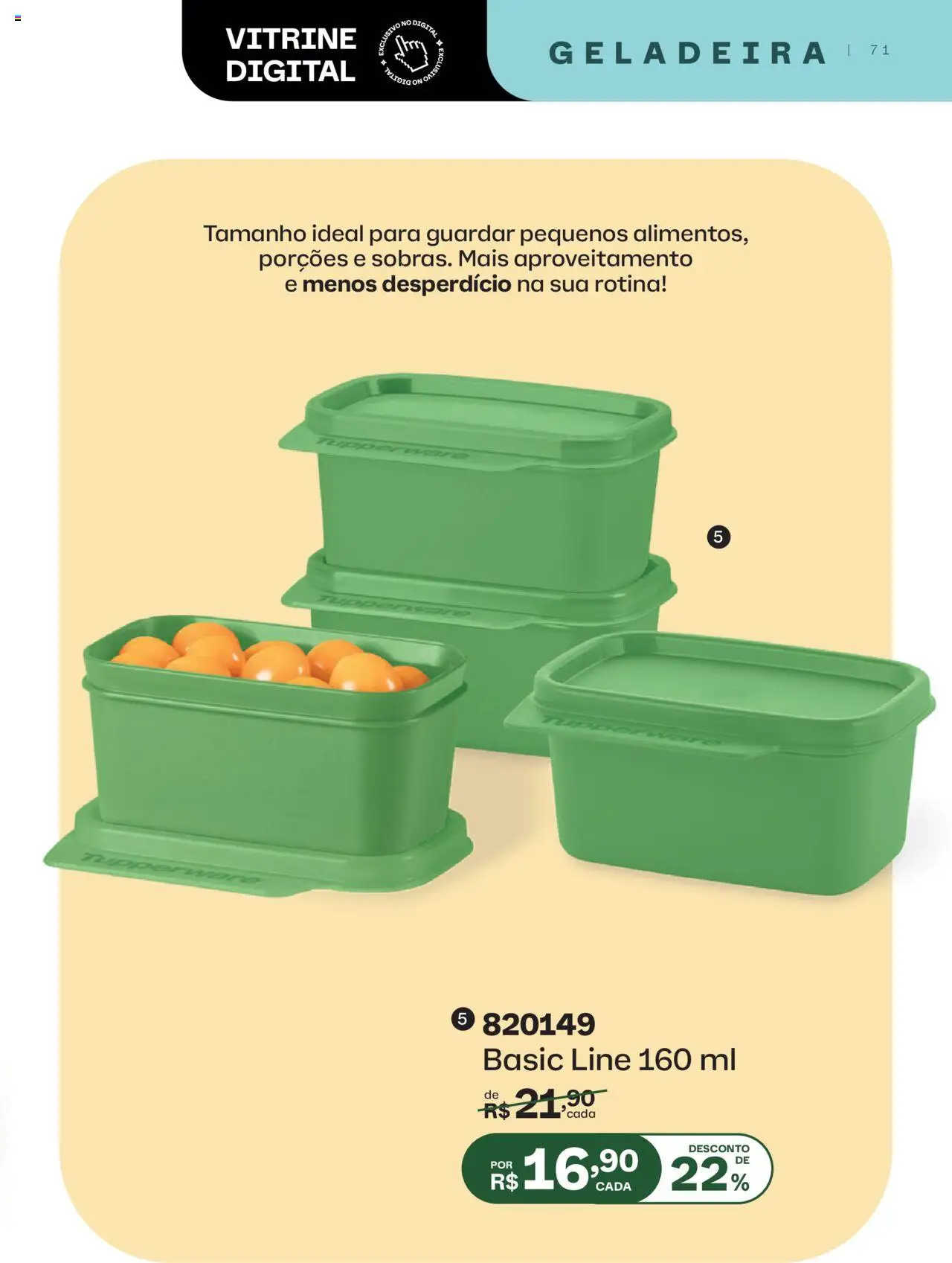 Tupperware Folheto - válido de 01.11.2025 | Página: 73 | Produtos: Geladeira
