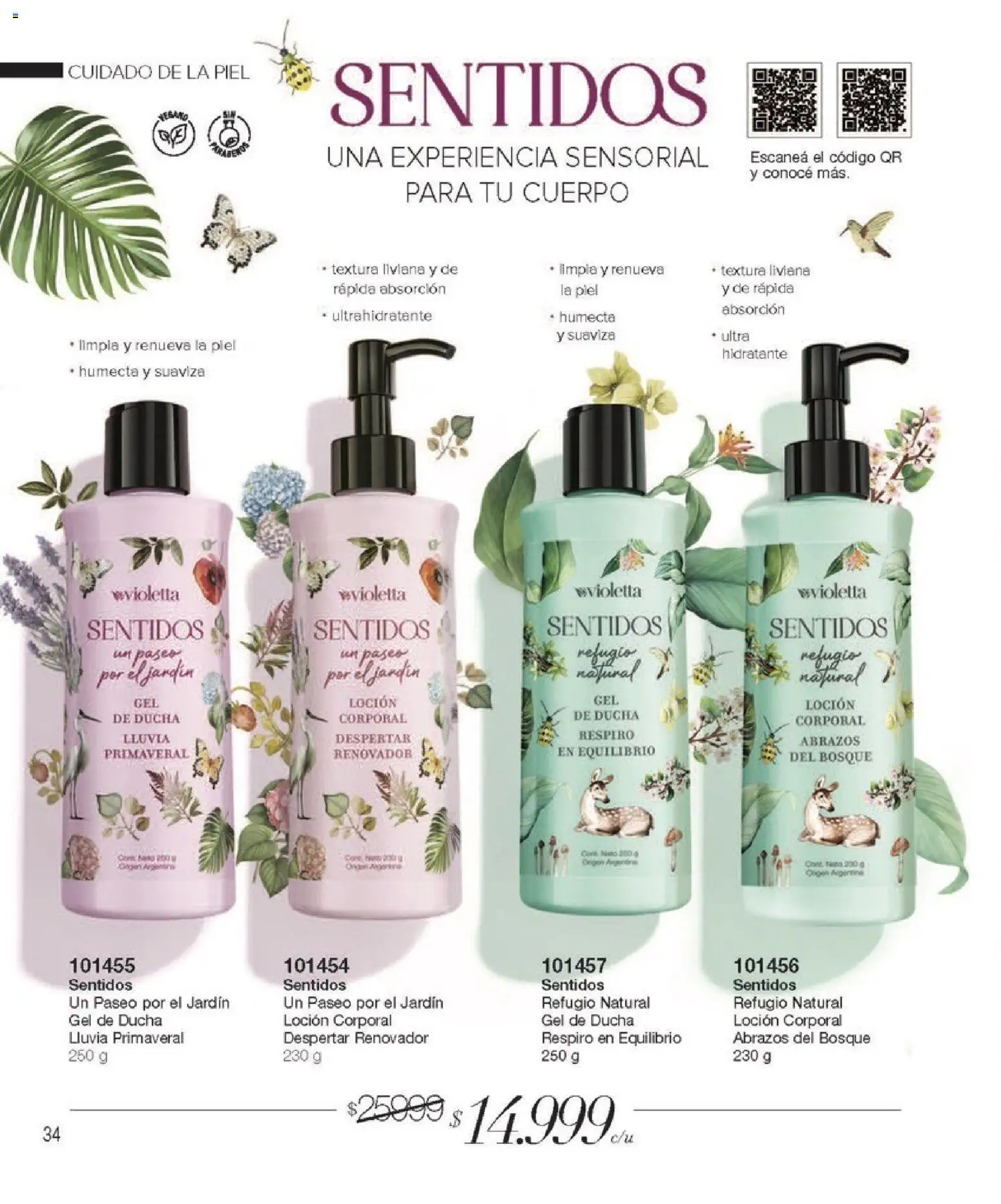 Violetta catálogo │ válido desde el 01.05.2026 | Página: 34 | Productos: Ducha, Gel de ducha, Loción