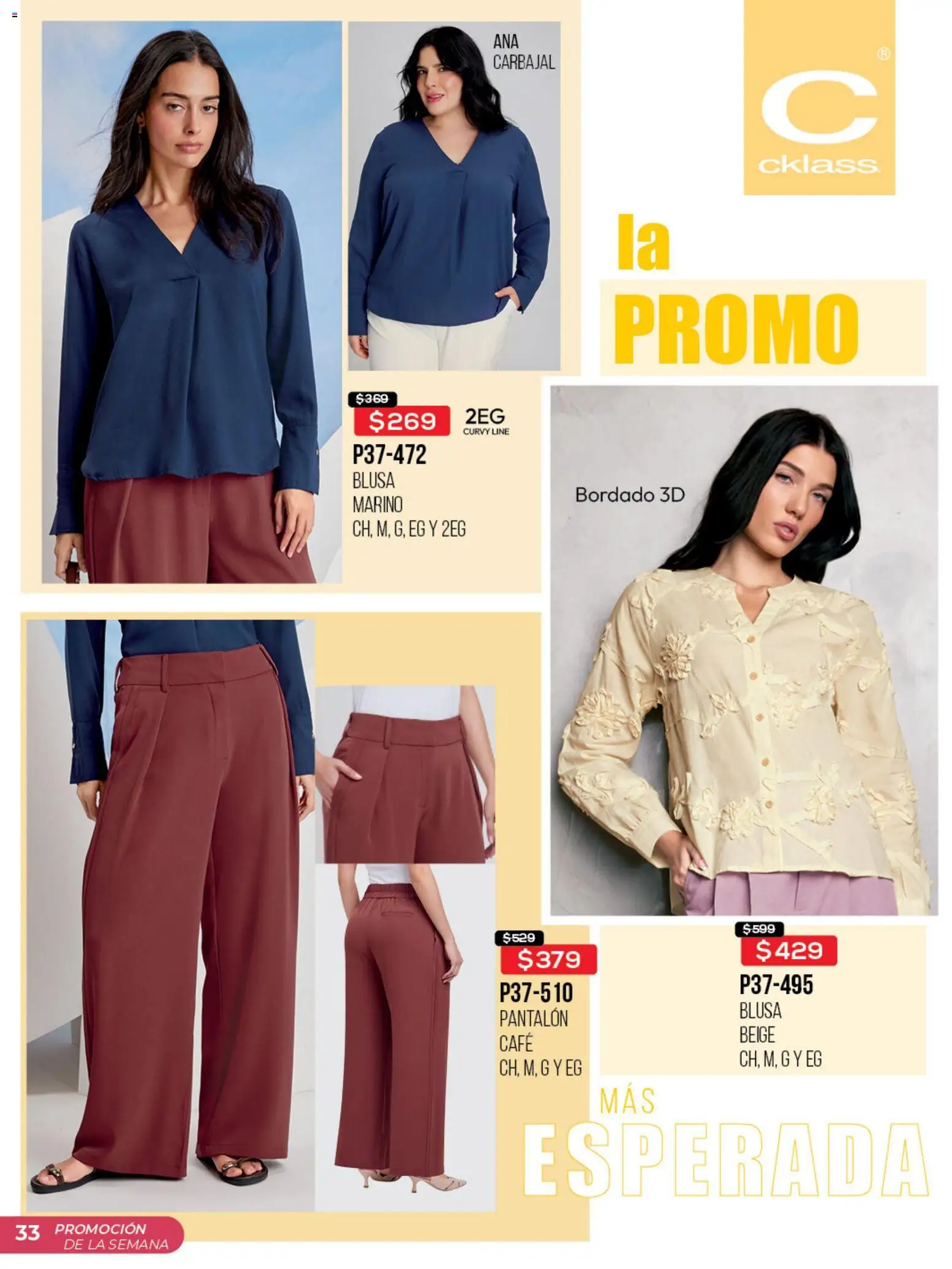 Nuevas ofertas de Cklass válidas en toda la República Mexicana desde el 03.03.2026. ¡Encuentra las mejores ofertas en Cklass catálogo Promo semanal! | Página: 34 | Productos: Blusa, Café
