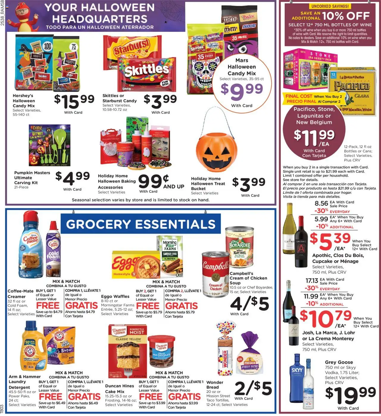 Ralphs Weekly Ad - valid from 22.10.2025 | Page: 7 | Products: Hammer, Coffee, Chocolate, Cream