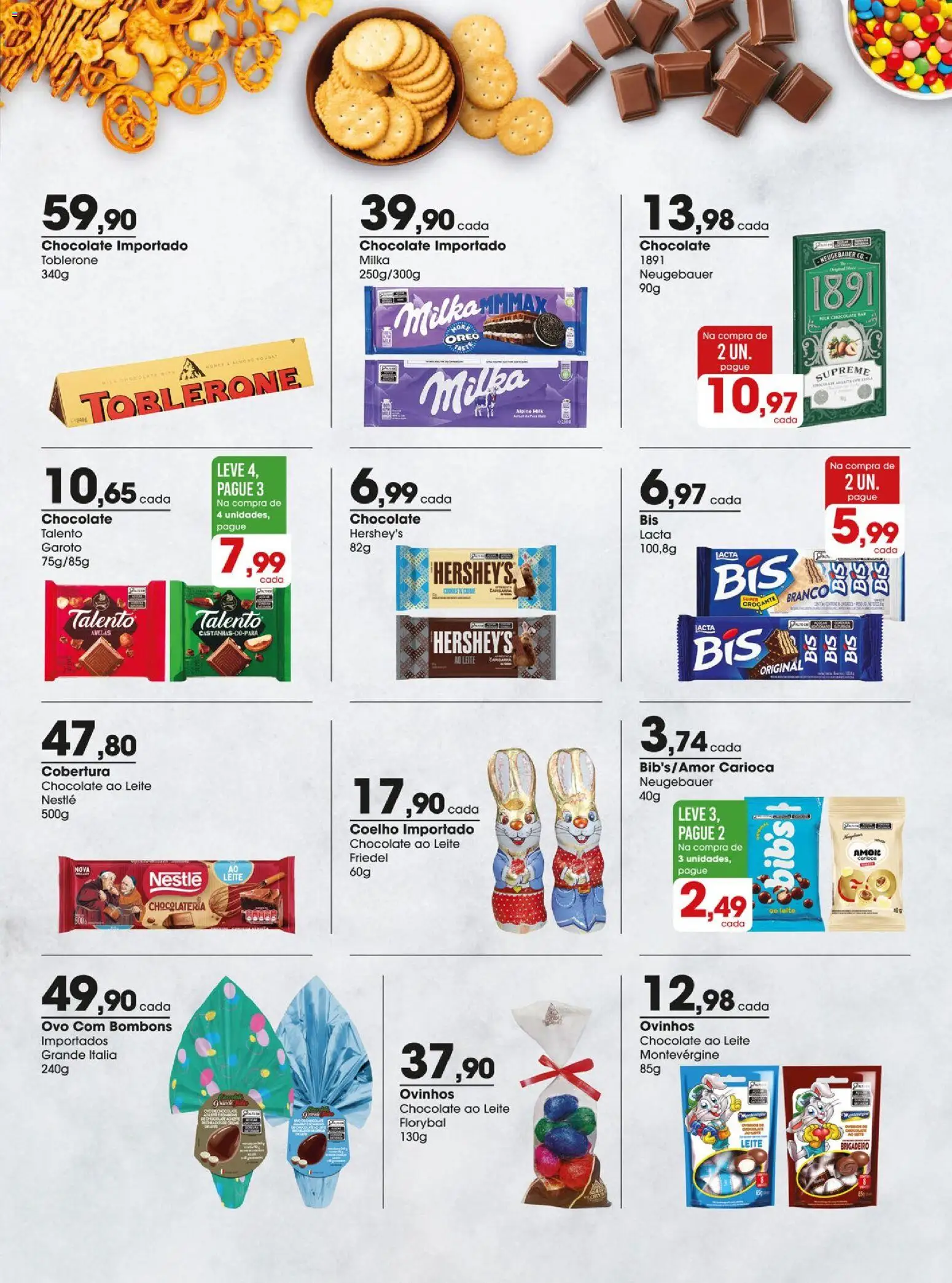 Zaffari Folheto - válido de 03.03.2026 | Página: 9 | Produtos: Leite, Neugebauer, Chocolate