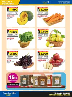 Vista previa Carrefour - Frutas y Verduras válido desde el 13.04.2026