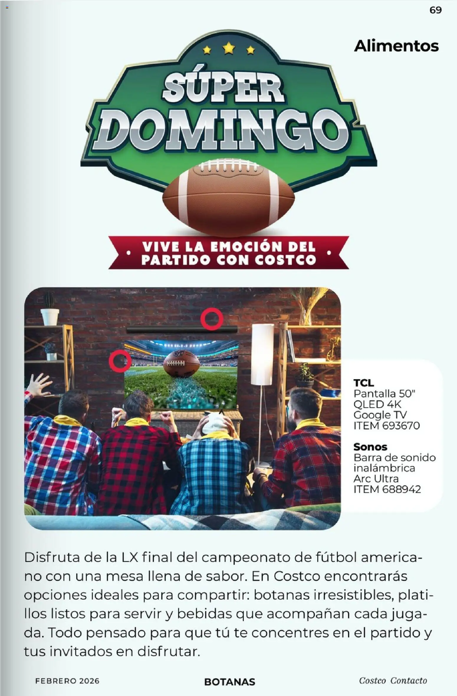 Nuevas ofertas de Costco válidas en toda la República Mexicana desde el 01.02.2026. ¡Encuentra las mejores ofertas en Costco Revista Febrero ! | Página: 69