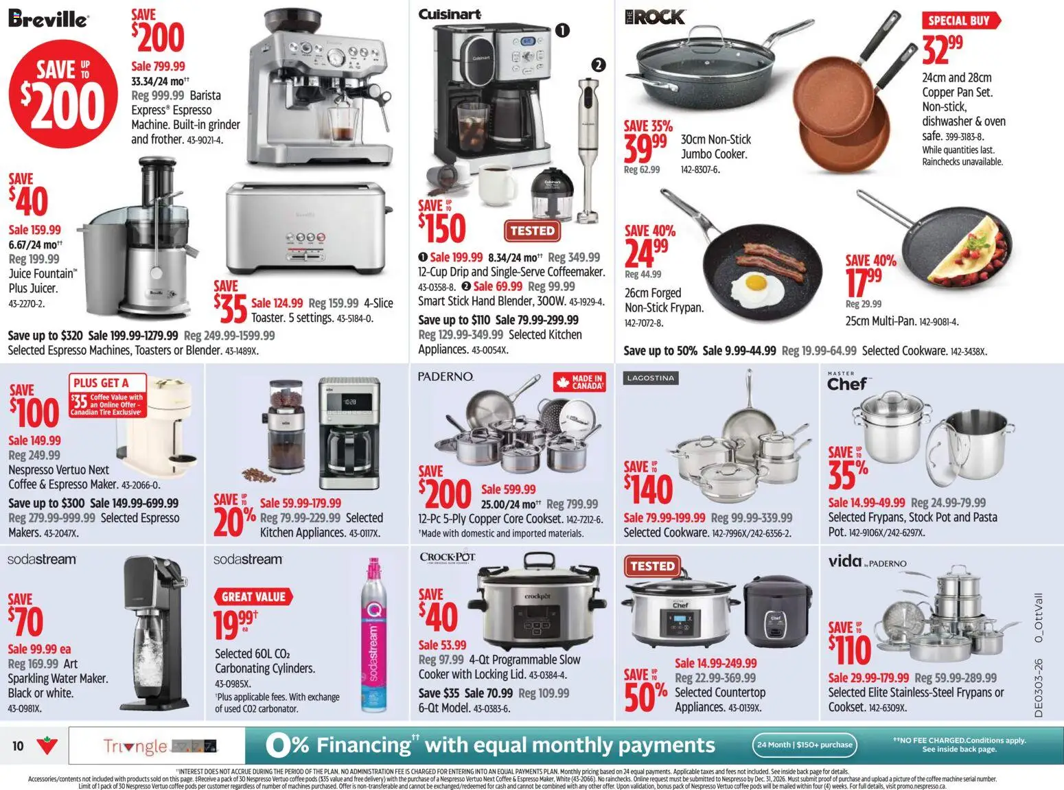 Canadian Tire flyer valid from 15.01.2026 | Page: 10 | Products: Dishwasher, Cooker, Coffee, Juice