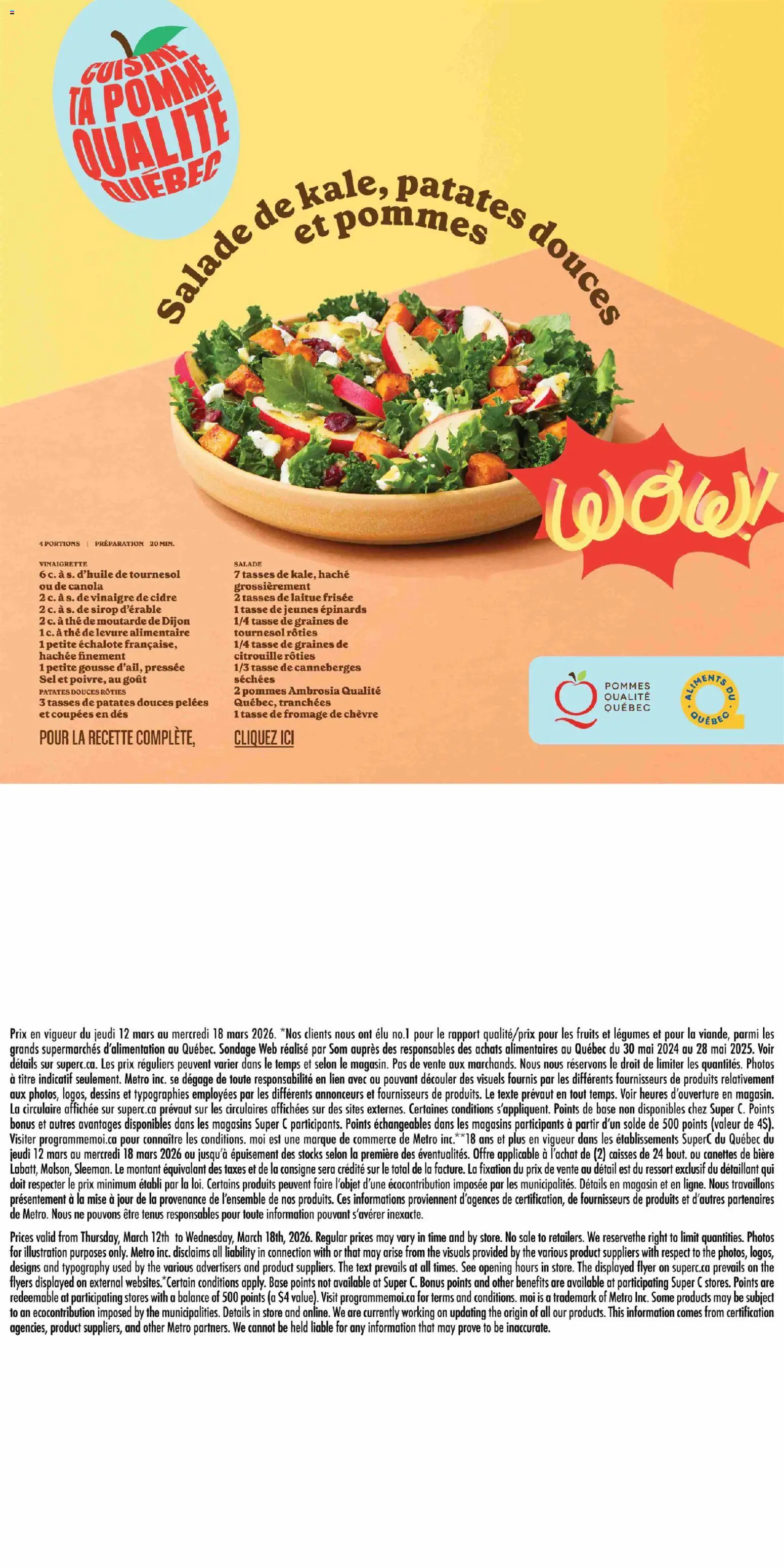 Super C flyer valid from 12.03.2026 | Page: 17 | Products: Salad