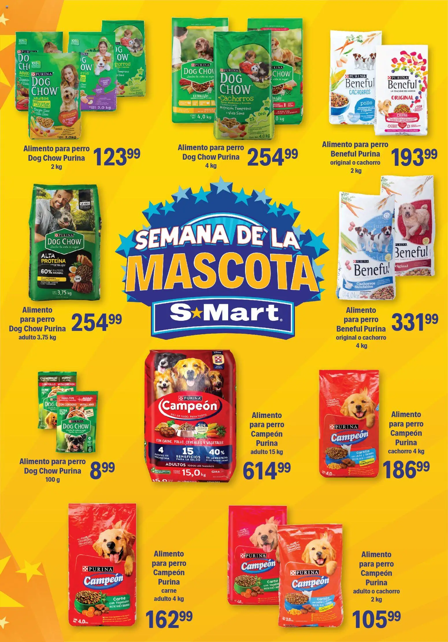Nuevas ofertas de S-Mart válidas en toda la República Mexicana desde el 21.10.2025. ¡Encuentra las mejores ofertas en S-Mart folleto Ofertas de Feria Monterrey! | Página: 3 | Productos: Pollo, Fuente, Leche, Cereales
