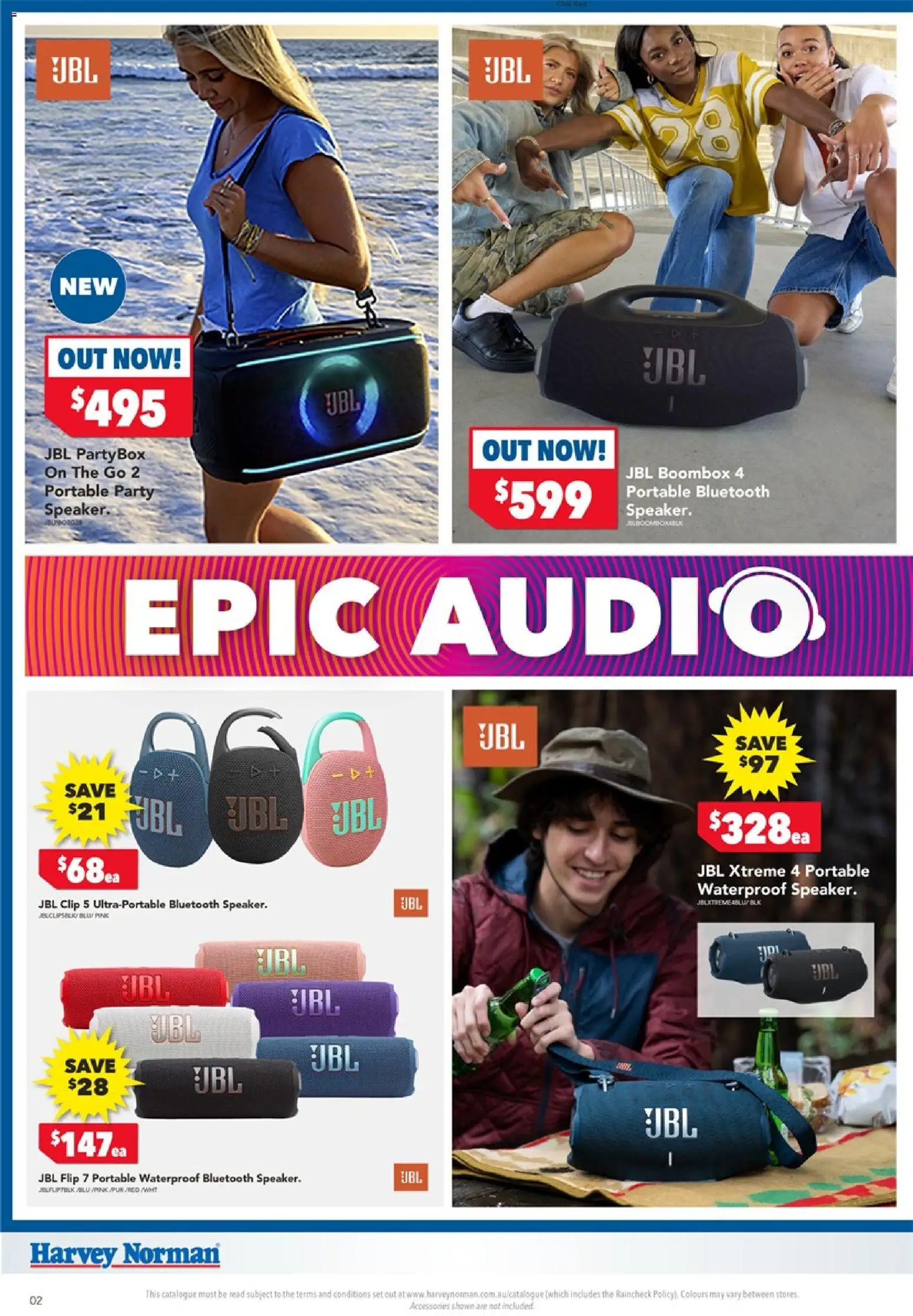 Harvey Norman catalogue - valid from 19.02.2026 | Page: 2 | Products: Accessories, Clip, Audio, Portable