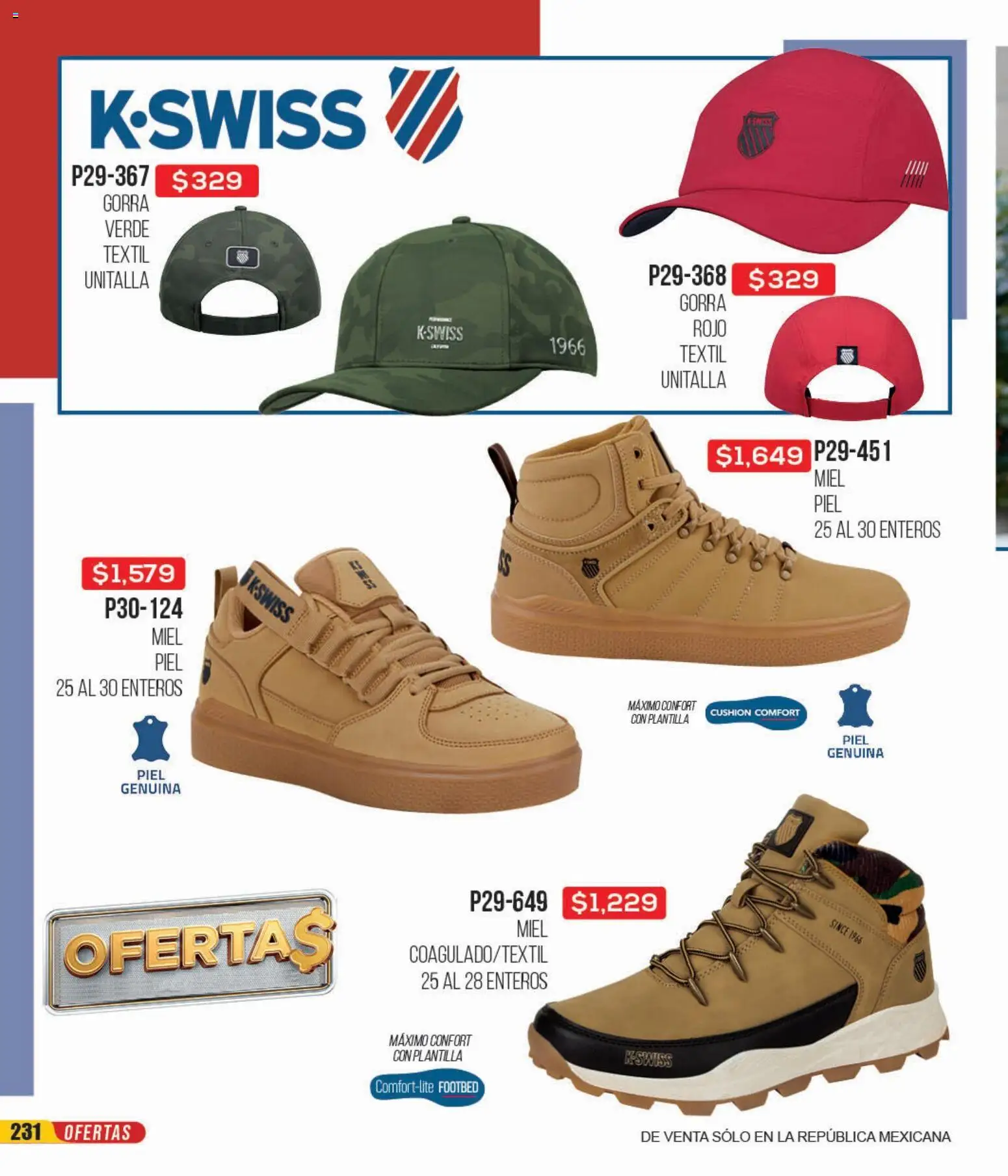 Nuevas ofertas de Cklass válidas en toda la República Mexicana desde el 12.01.2026. ¡Encuentra las mejores ofertas en Cklass catálogo Mega Ofertas Calzado! | Página: 232 | Productos: Gorra