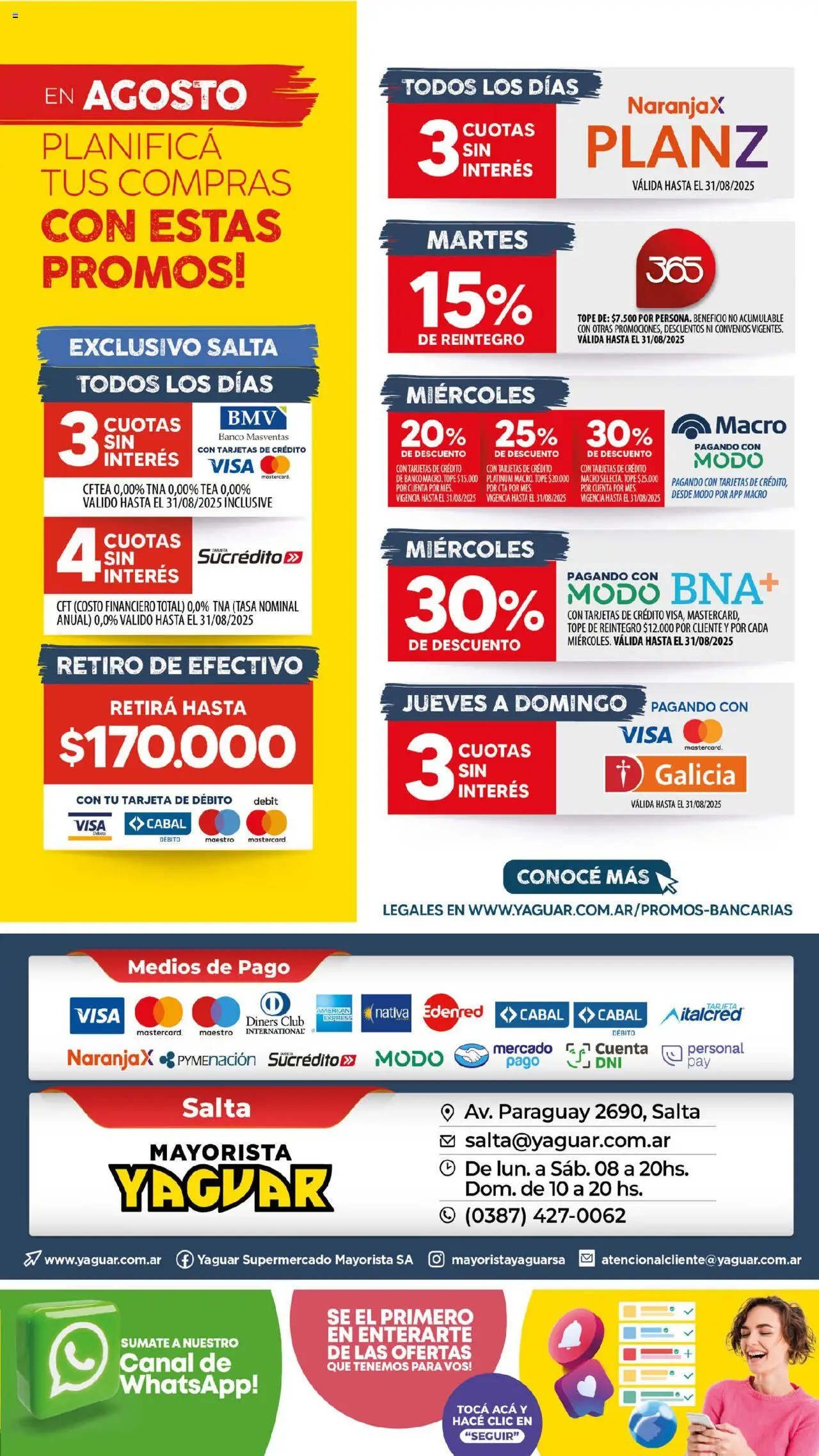 Yaguar - Salta │ válido desde el 04.08.2025 | Página: 32 | Productos: Banco