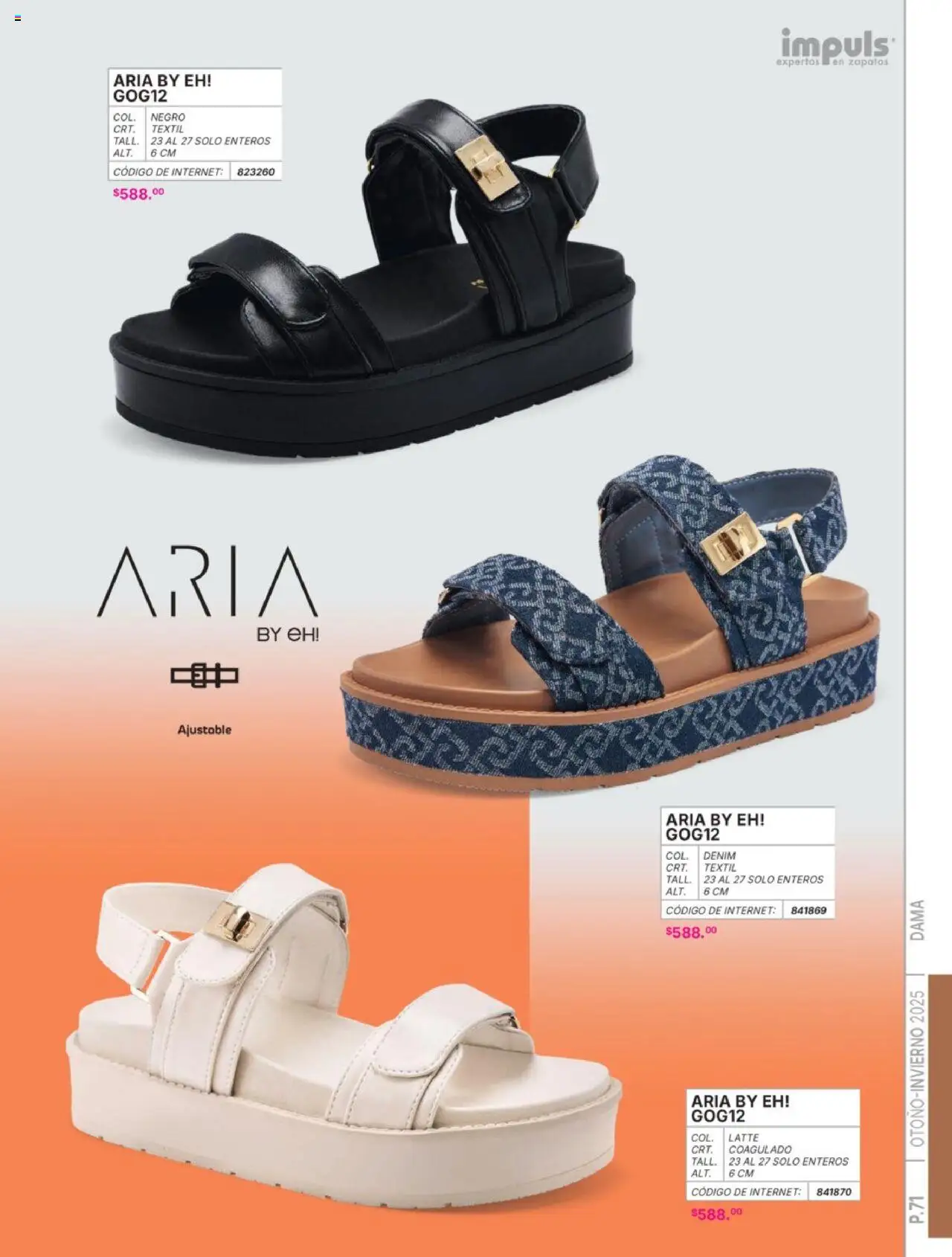 Nuevas ofertas de Impuls válidas en toda la República Mexicana desde el 07.07.2025. ¡Encuentra las mejores ofertas en Impuls catálogo Dama Otoño-Invierno 2025! | Página: 73 | Productos: Zapatos