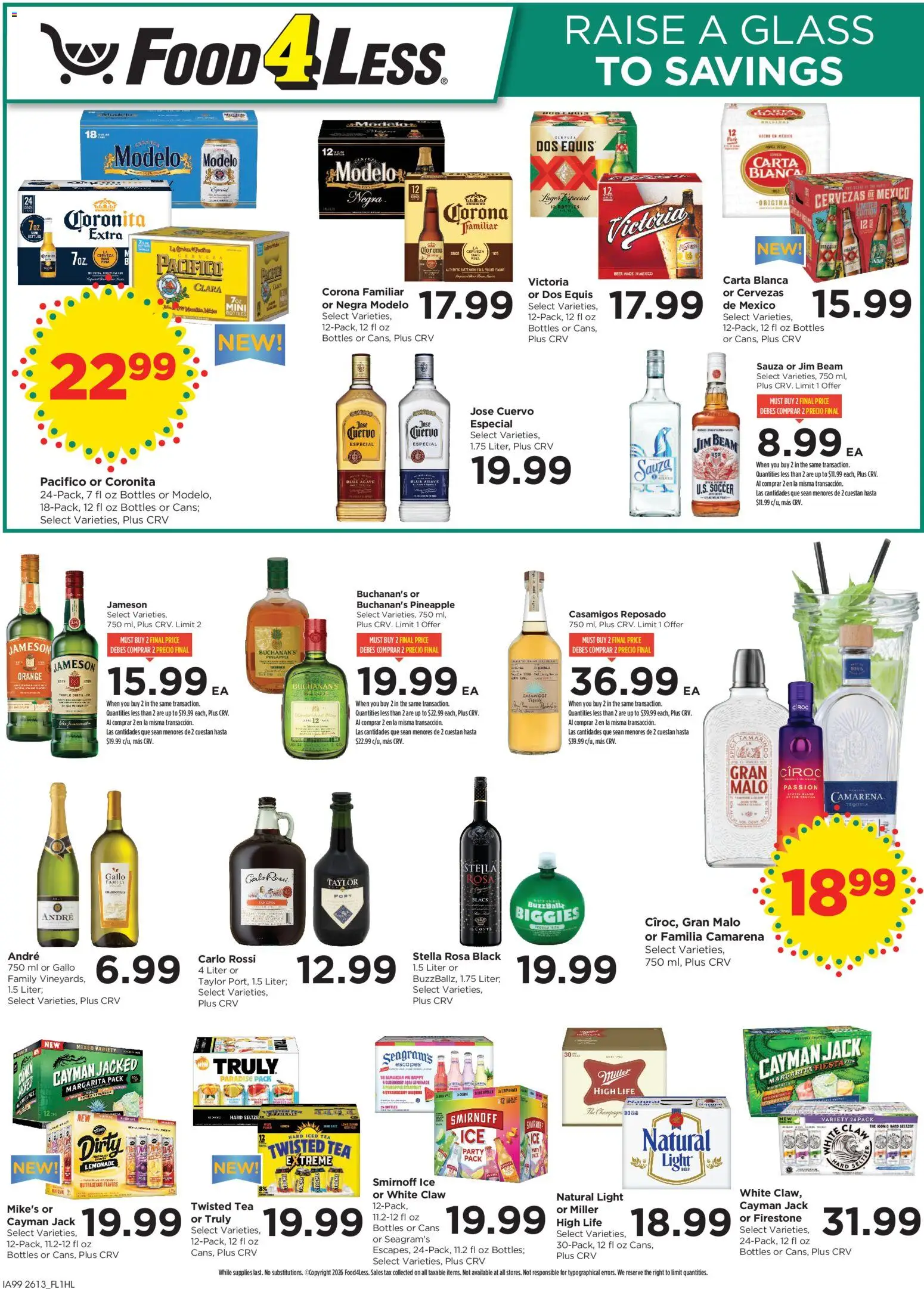 Food 4 Less Weekly Ad - valid from 29.04.2026 | Page: 10 | Products: Tea, Pineapple