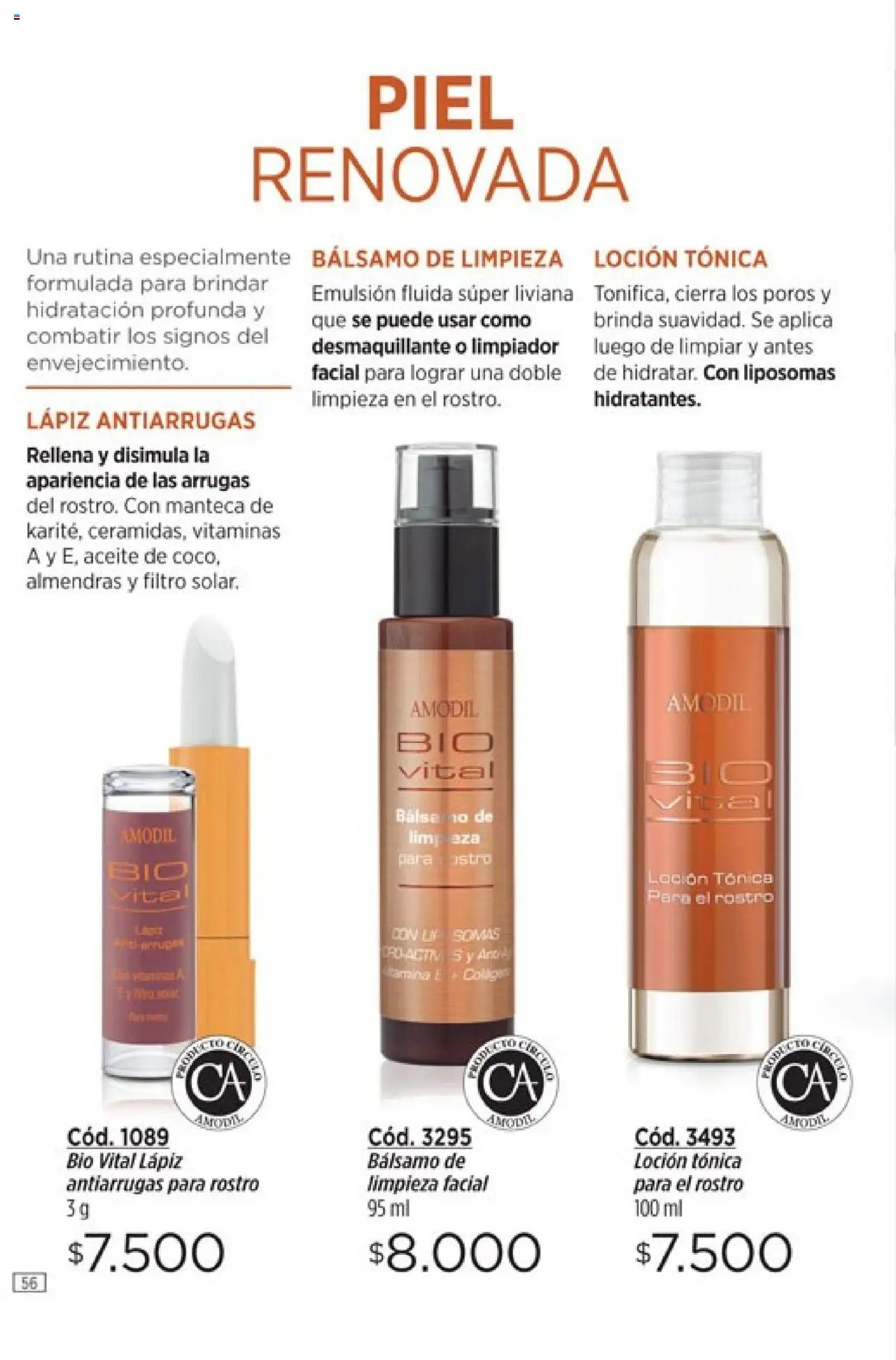 Catálogo Amodil Campaña 11 │ válido desde el 13.06.2025 | Página: 56 | Productos: Vitaminas, Almendras, Emulsión, Bálsamo