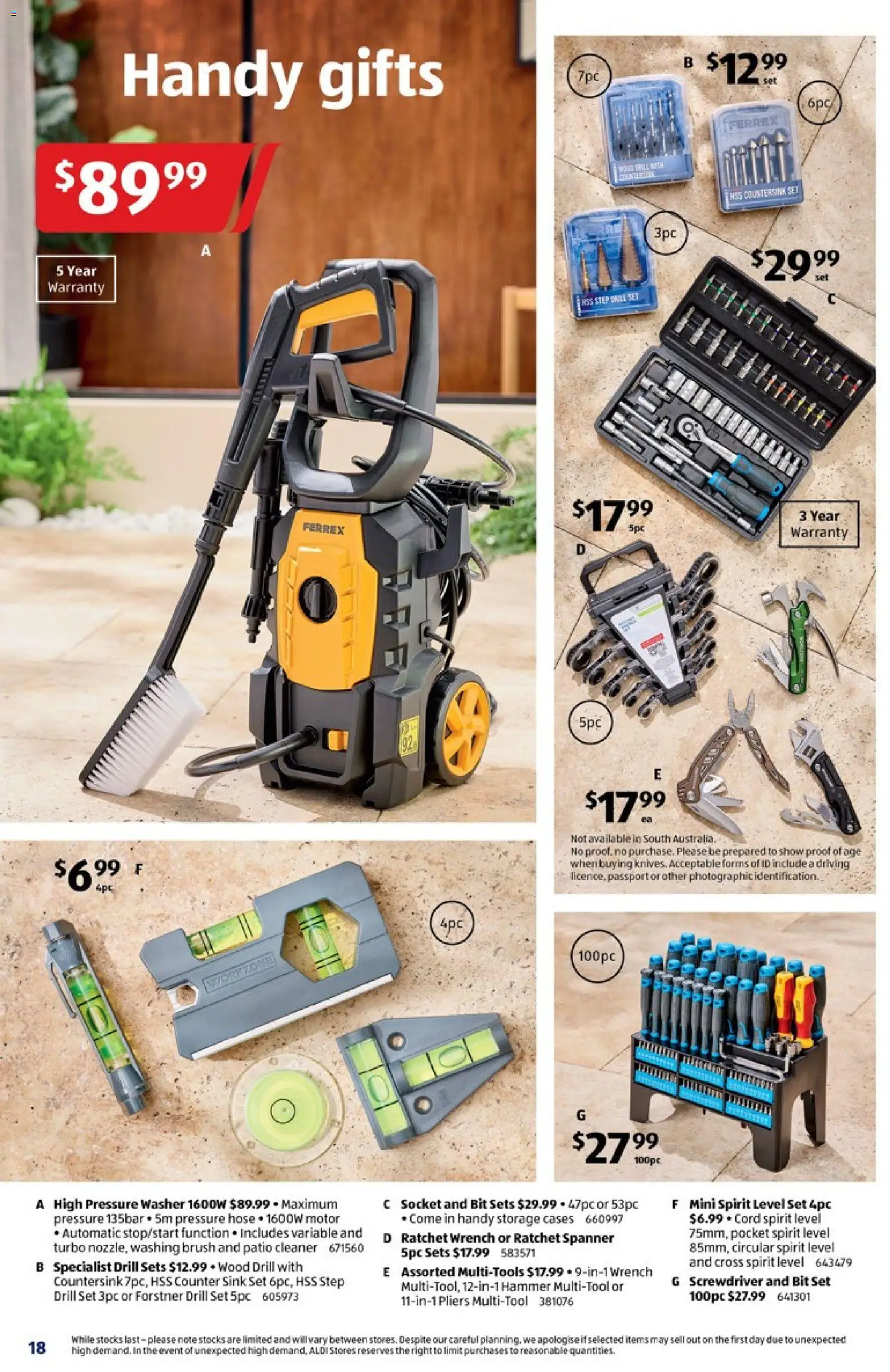 Aldi catalogue - valid from 05.11.2025 | Page: 18 | Products: Sink, Brush, Cleaner, Washer